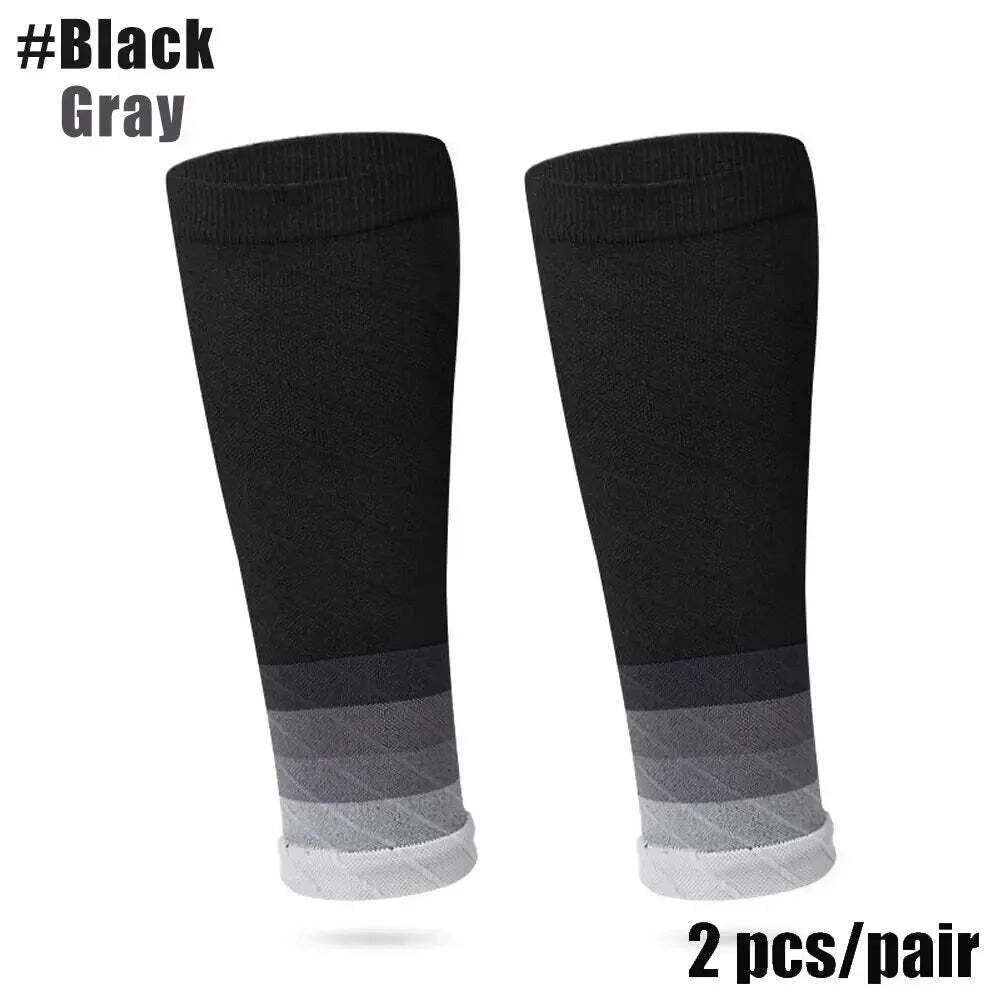 1 Pair Compression Calf Sleeve Basketball Volleyball Men Support Elastic Cycling