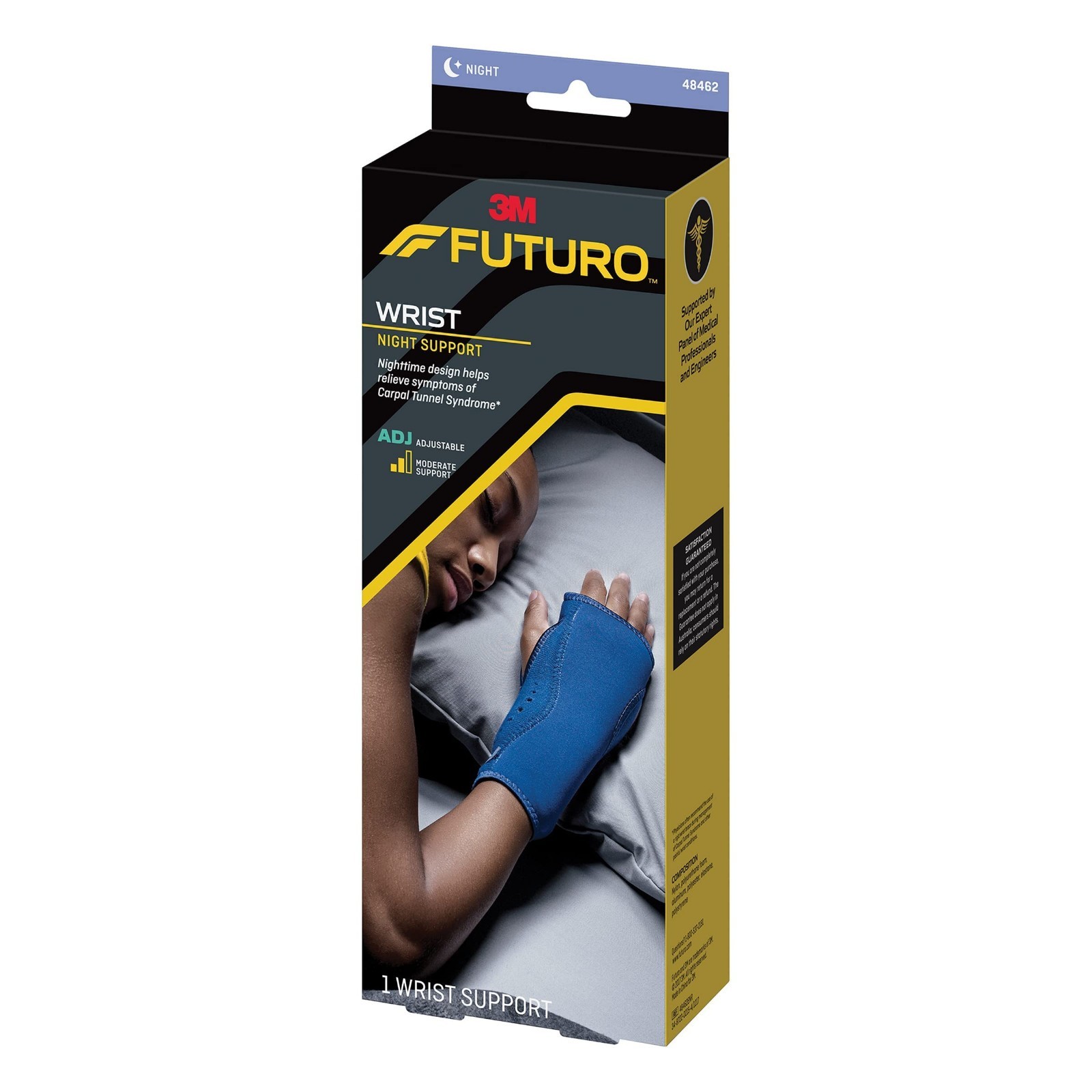Adjustable Night Wrist Sleep Support Brace for Carpal Tunnel Relief & Comfort