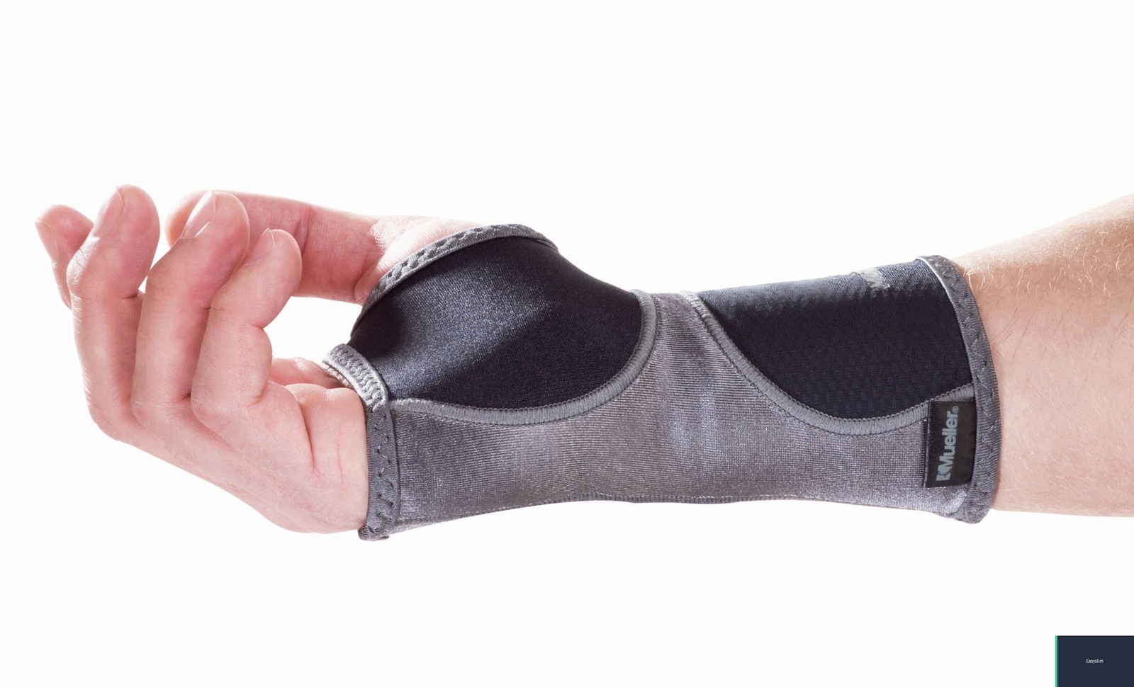 Wrist Support Brace Large Black Latex-Free Compression 8.5-9.5 Inches