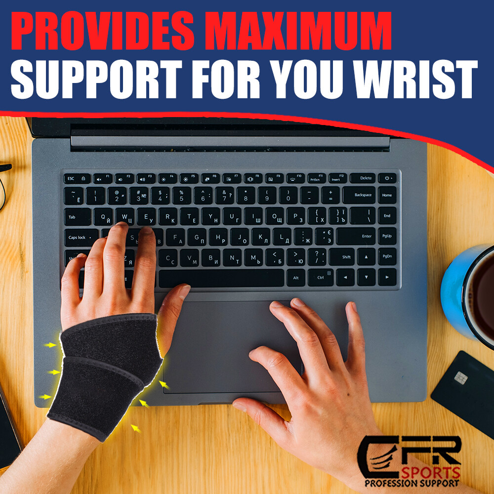 Copper Wrist Brace Compression Gloves Carpal Tunnel Support Hand Arthritis Strap