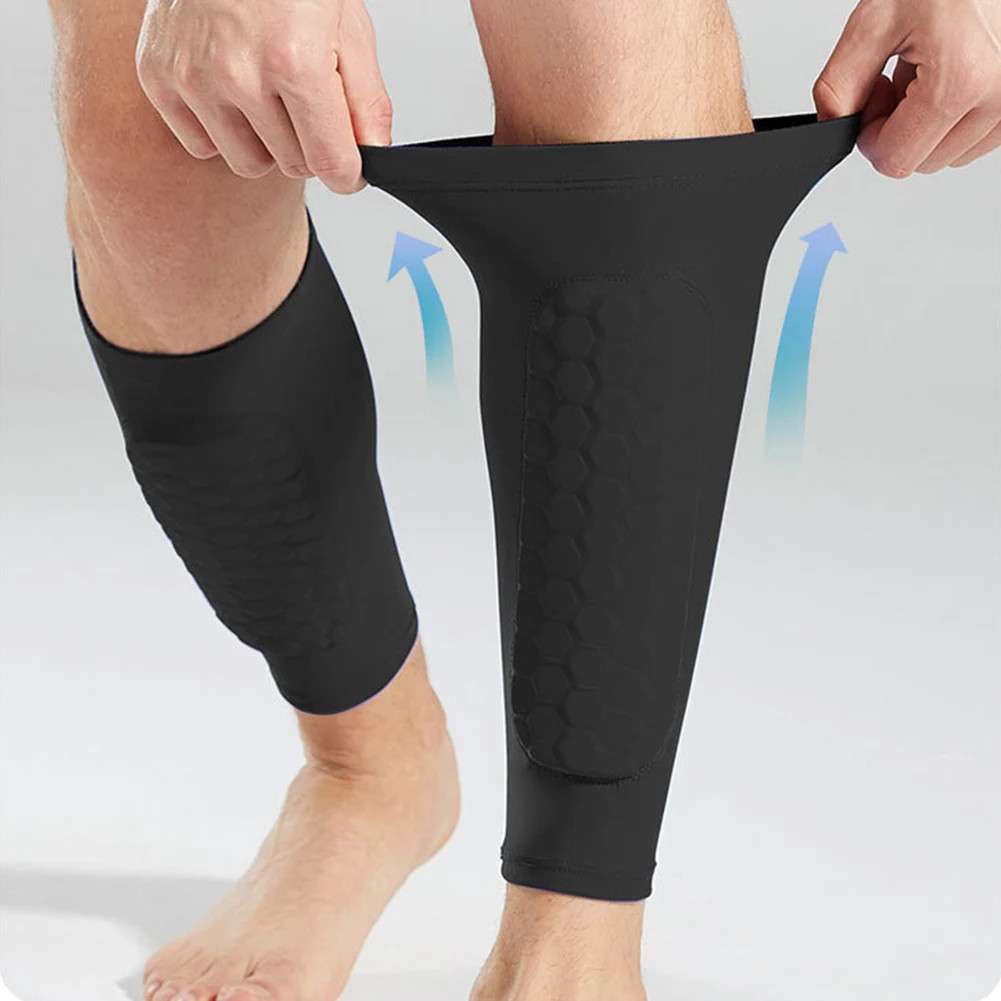 Soccer Shin Guards Sports Shin Splints Comfortable Leg Support Sleeve Non Slip C