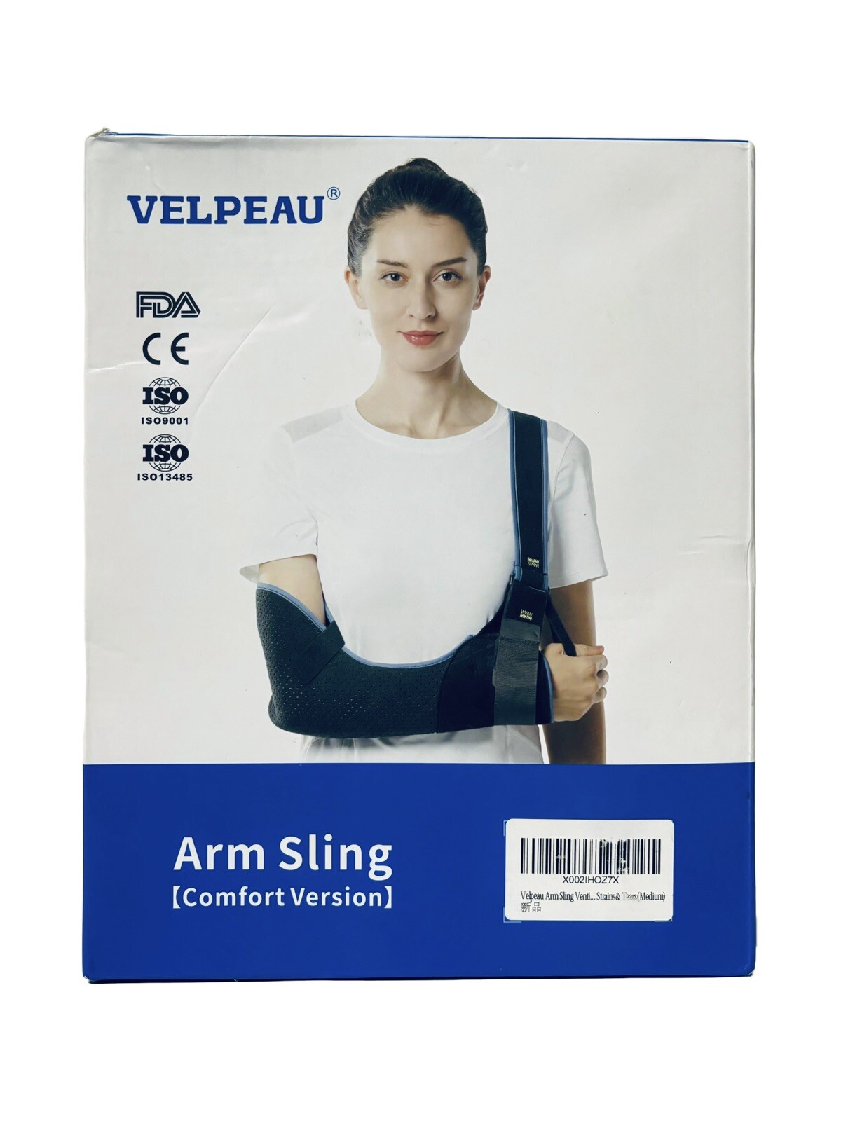 VELPEAU Arm Sling Shoulder Immobilizer Comfort Version Brace Size. Medium- NEW