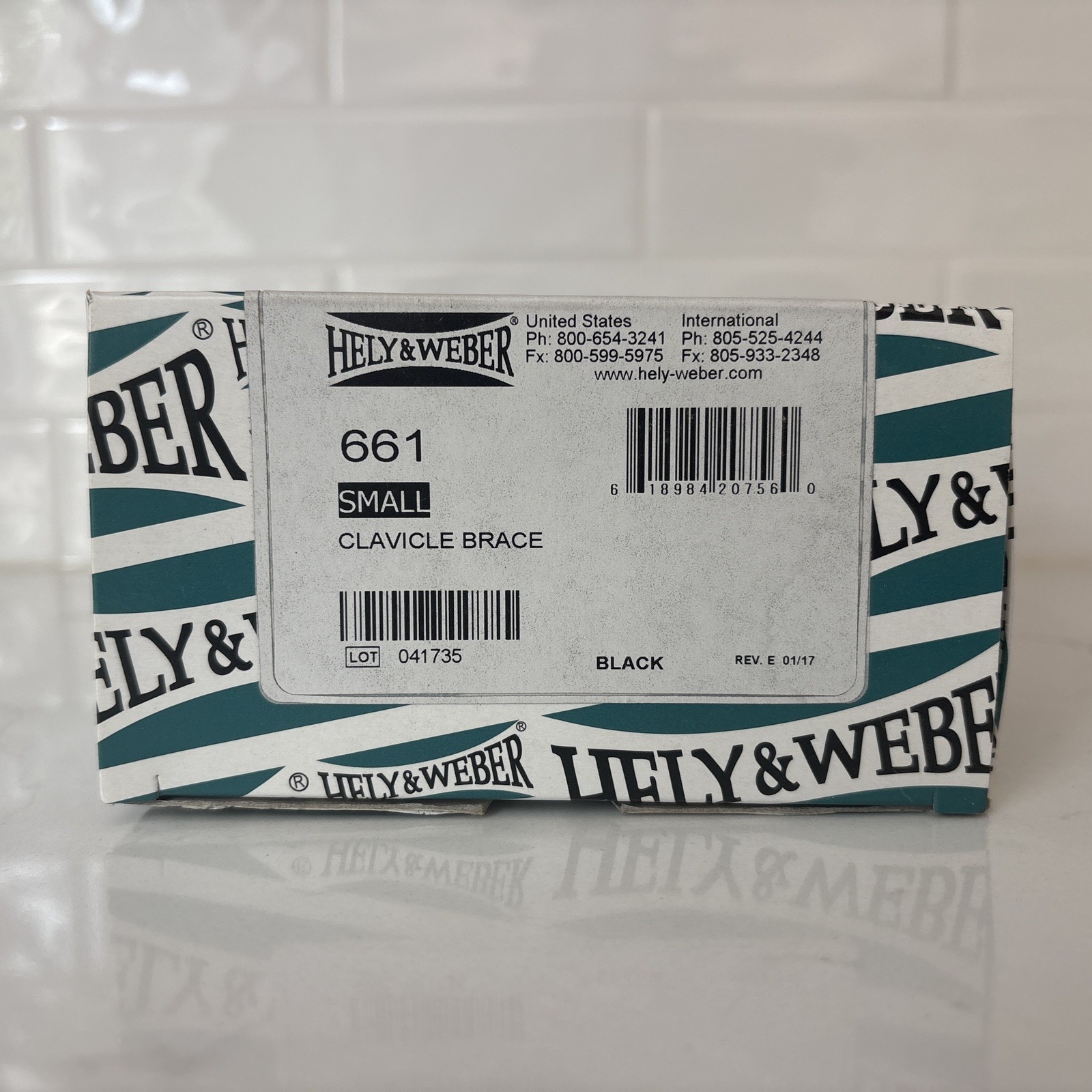 Hely & Weber 661-S Clavicle Brace Small Color Black