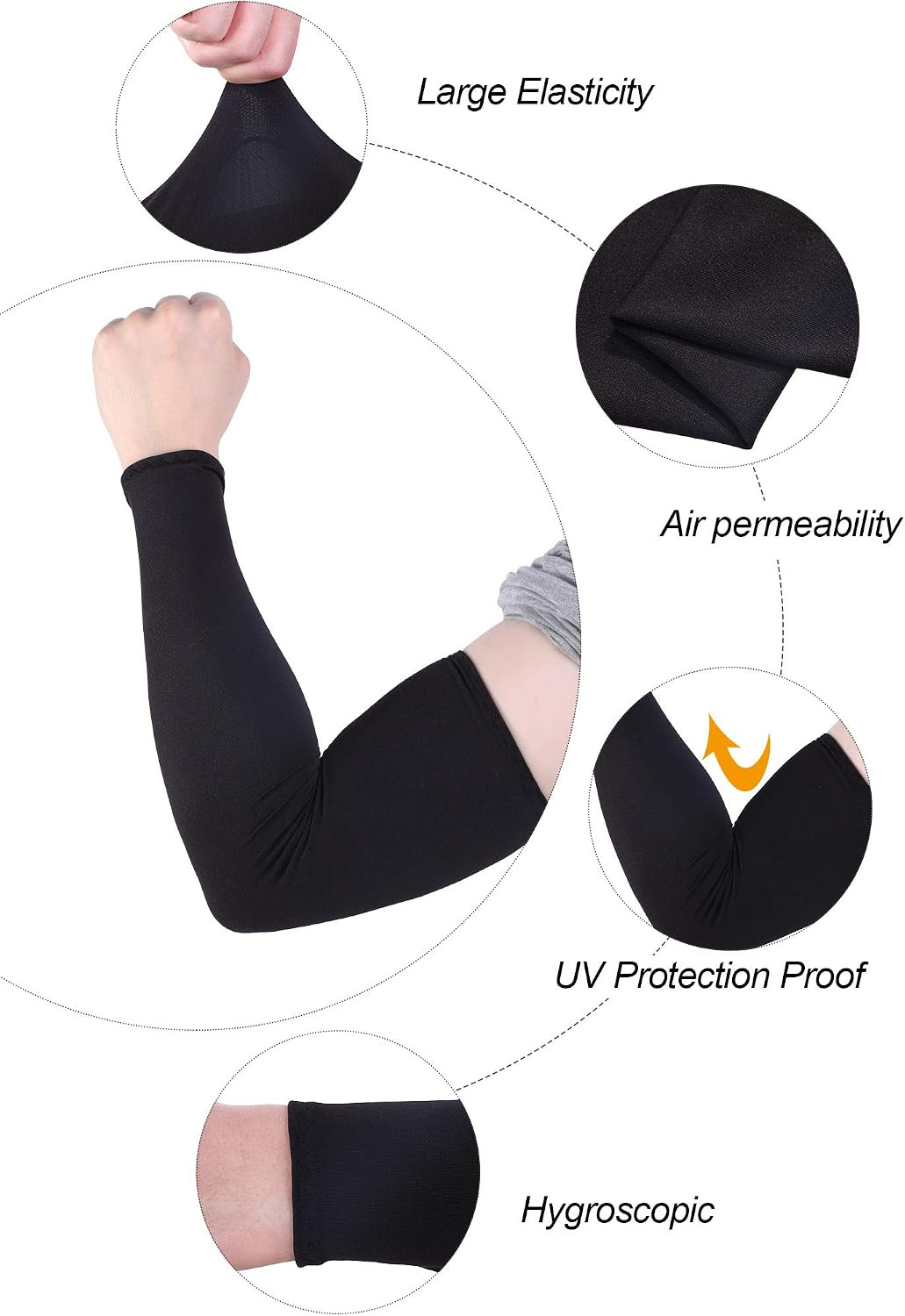 10 Pairs UV Arm Sleeve for Men Women Cooling Tattoo Cover up Compression Sun …