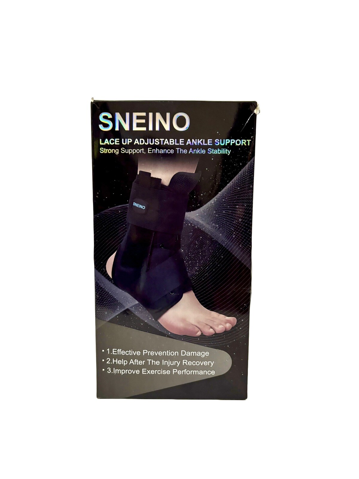 SNEINO Ankle Brace and Sprained for Women & Men – Size: Small – Open-Box