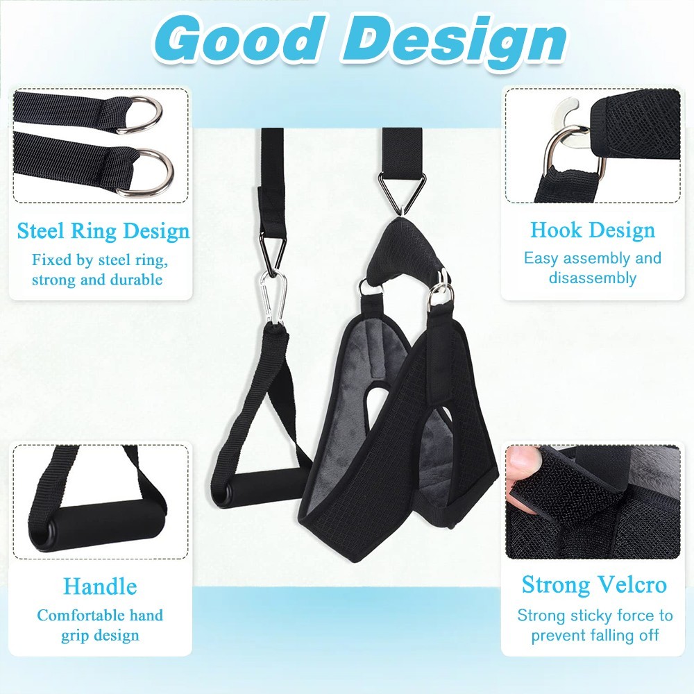 Cervical Neck Traction Device Over Door Stretcher Brace for Neck Pain Relief