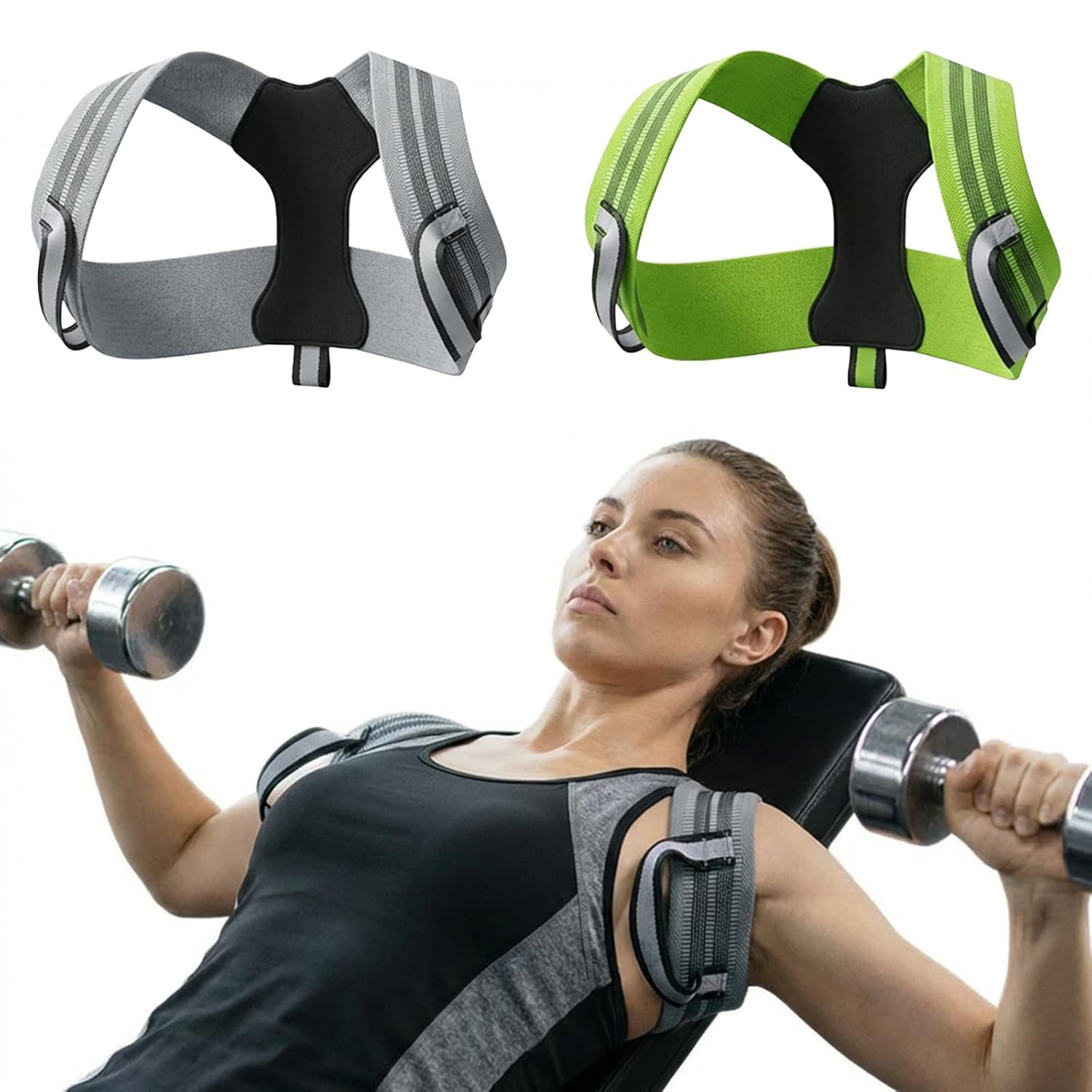Pro-Gym Back Posture Corrector for Women to Open Shoulders, 8Cm Ultra-Wide No-Di