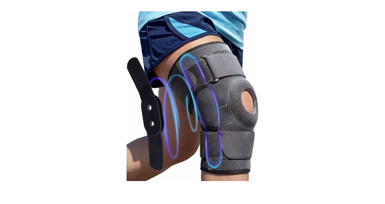 Hinged Knee Brace for Larger Legs – **SIZE LARGE: Ideal for Thighs 15½-20″
