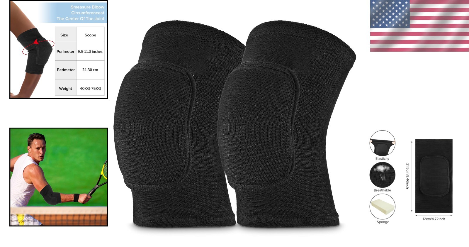 Soft Sponge Elbow Brace for Injury Prevention – Perfect for Athletes and Seniors