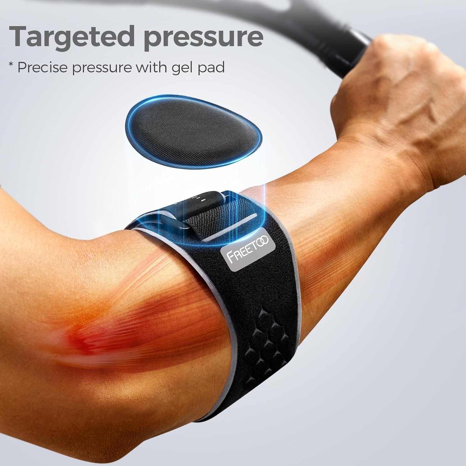 Tennis Elbow Brace for Men Women for Tendonitis, Tennis Elbow Strap with Gel …