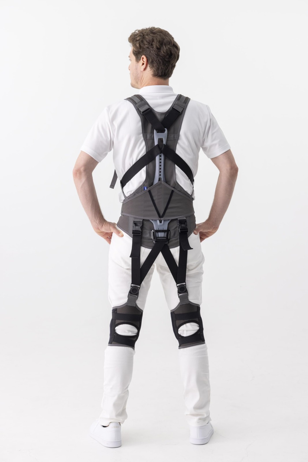 SUPPORT JACKET Bb+PRO III Exoskeleton Back Brace 43% Strain Reduction S-M