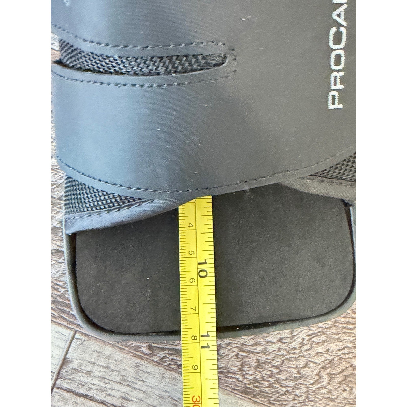 ProCare Medical Squared Toe Post-Op Shoe Black M Adjustable Fracture Foot