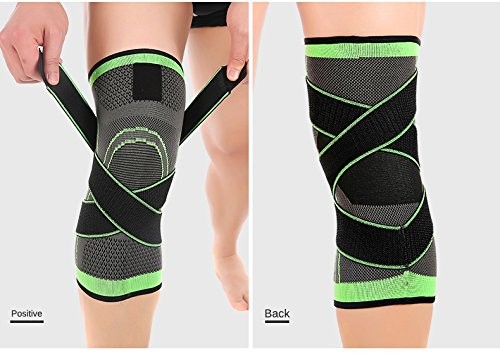 Knee Compression Sleeve Brace Support Sports Running Arthritis Pain FROM USA