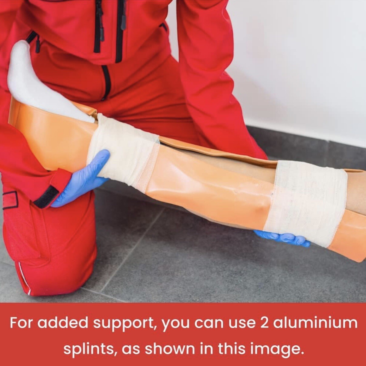 Padded Aluminum Splint Everyday First Aid Waterproof & Reusable 41/4” X 24”
