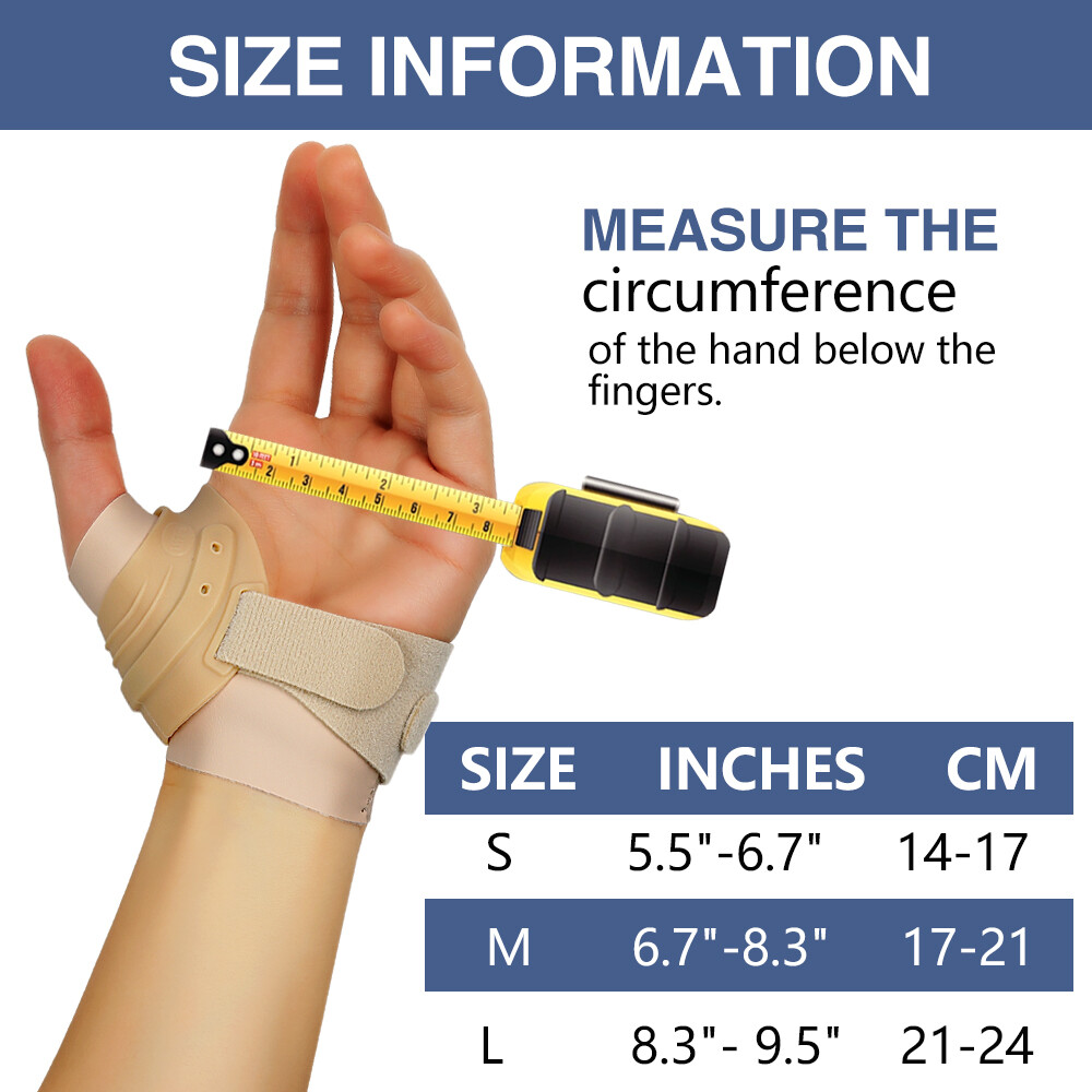 Left/Right CMC Thumb Support Brace Joint Thumb Orthosis Arthritis Pain Relief