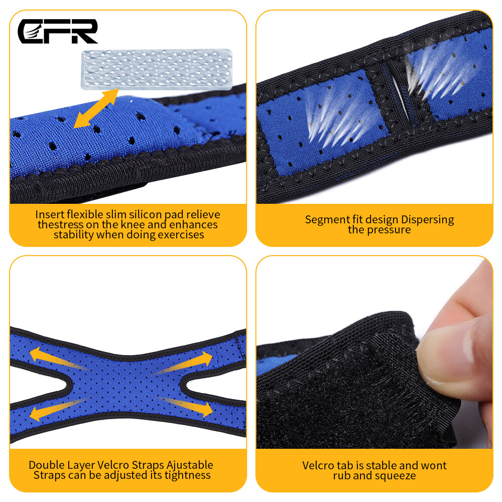 Knee Support Double Strap Pain Relief Stabilizer Patella Tendon Arthritis Brace