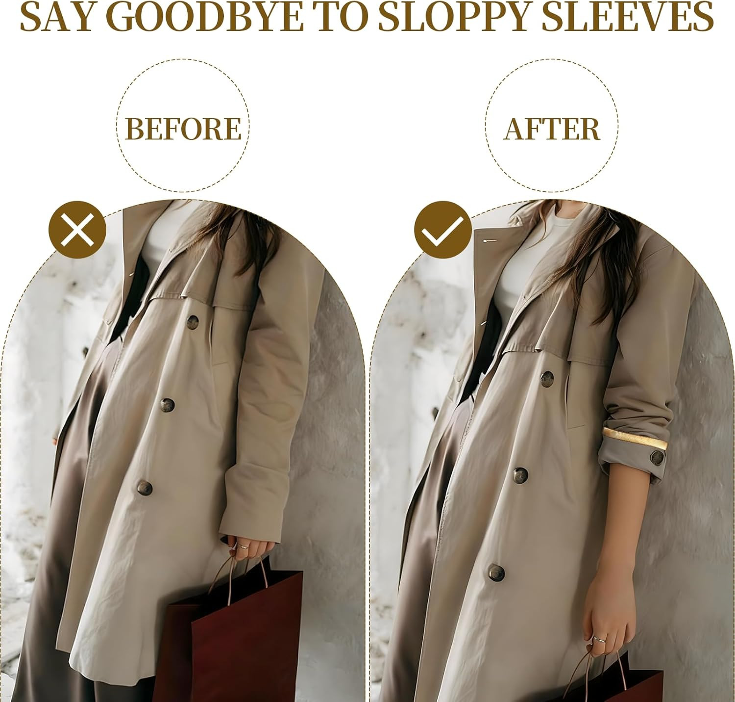 Sleeve Holders,Stretchy Anti-Slip Metal Sleeve Garters, Elastic Arm Straps Fixin