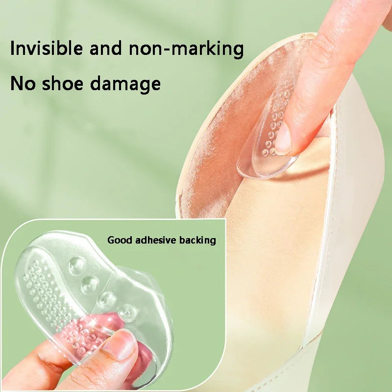2pcs/4pcs Silicone Heel Pad Heel Sticker Heels Protector Adjust Size Adhesive No