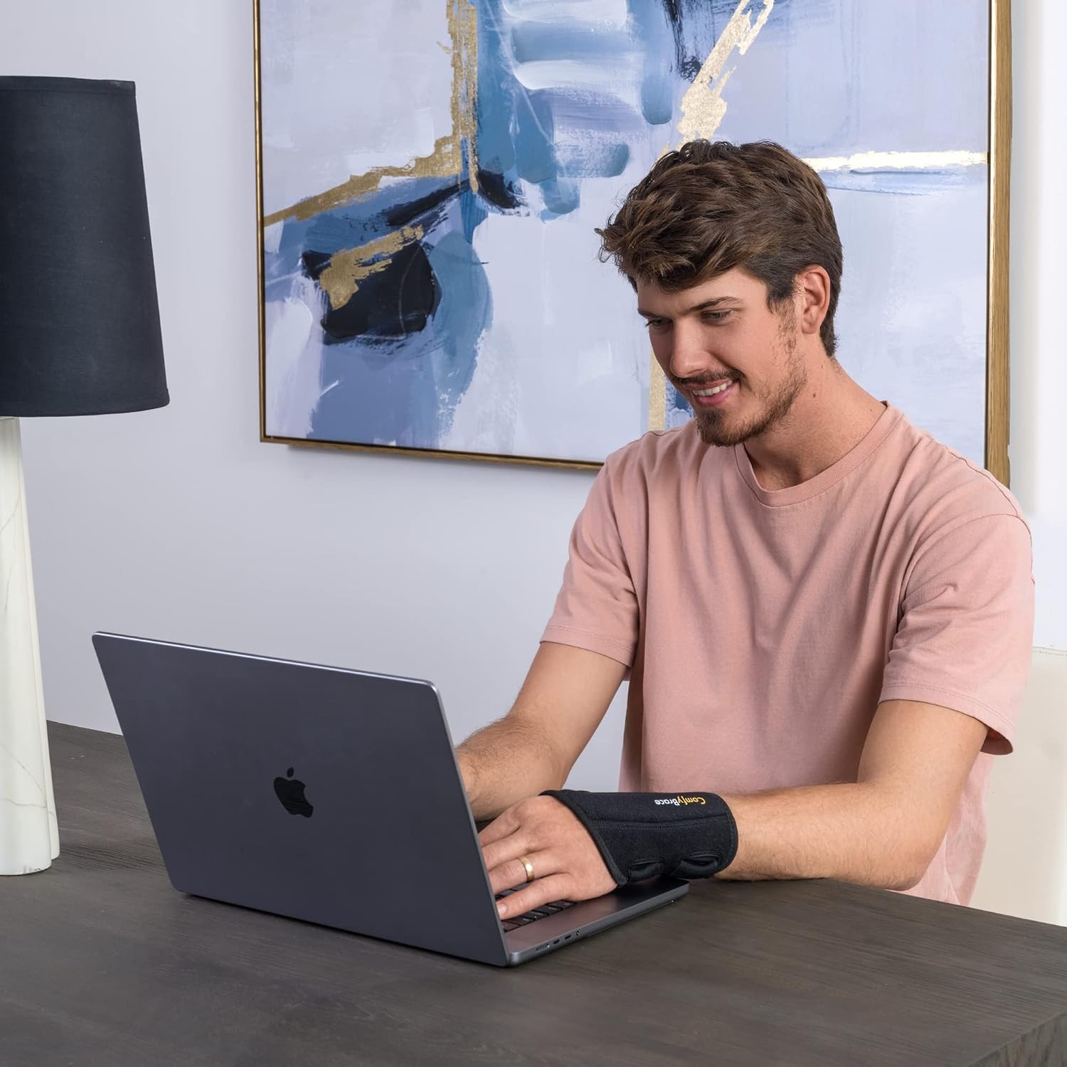 ComfyBrace Copper Infused Wrist Brace/Hand Brace/Wrist Support for Carpal Tunnel