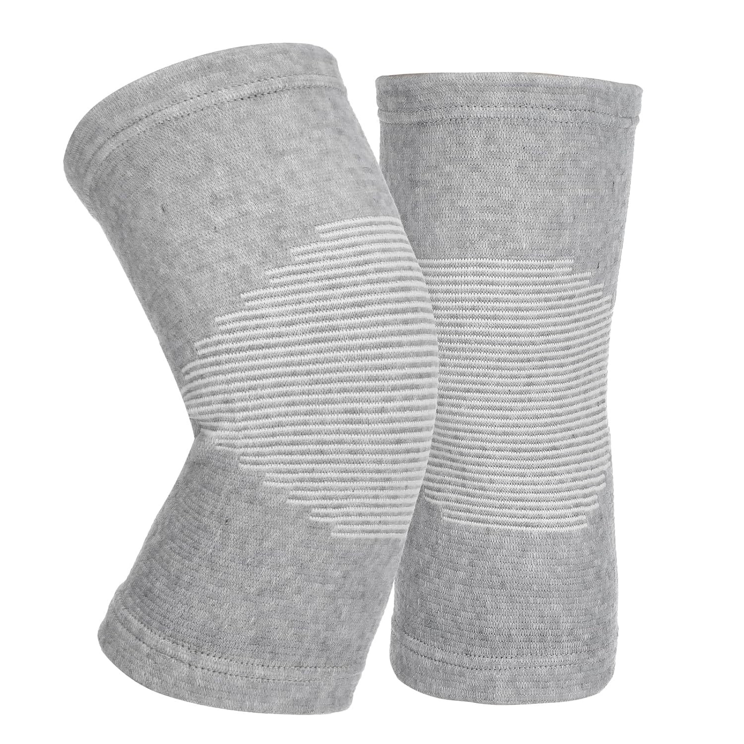 Bamboo Knee Sleeve Compression Knee Brace Elastic Support Breathable Knee Pads L