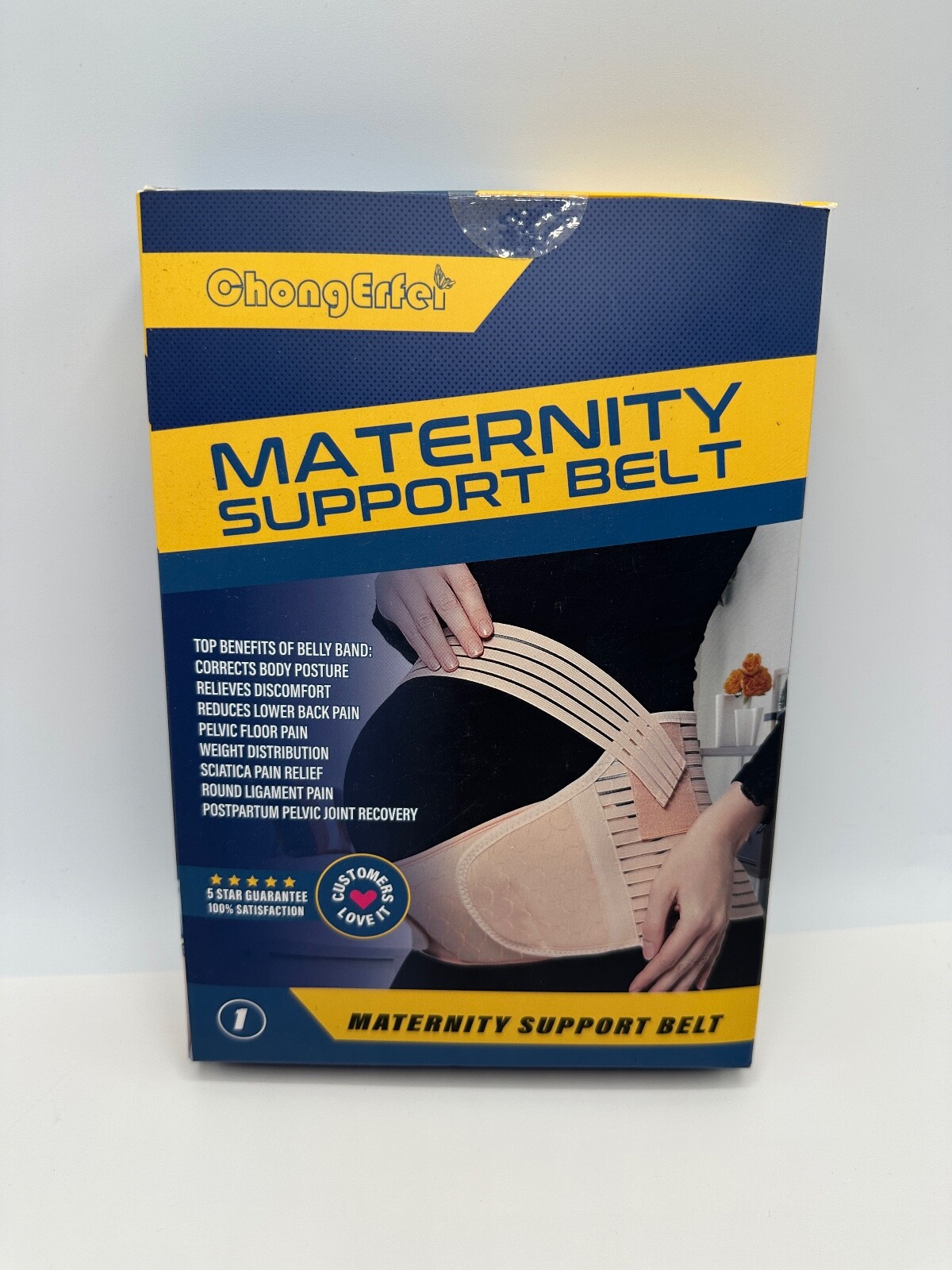 Pregnancy Belly Maternity Support Belt Beige Plus Size