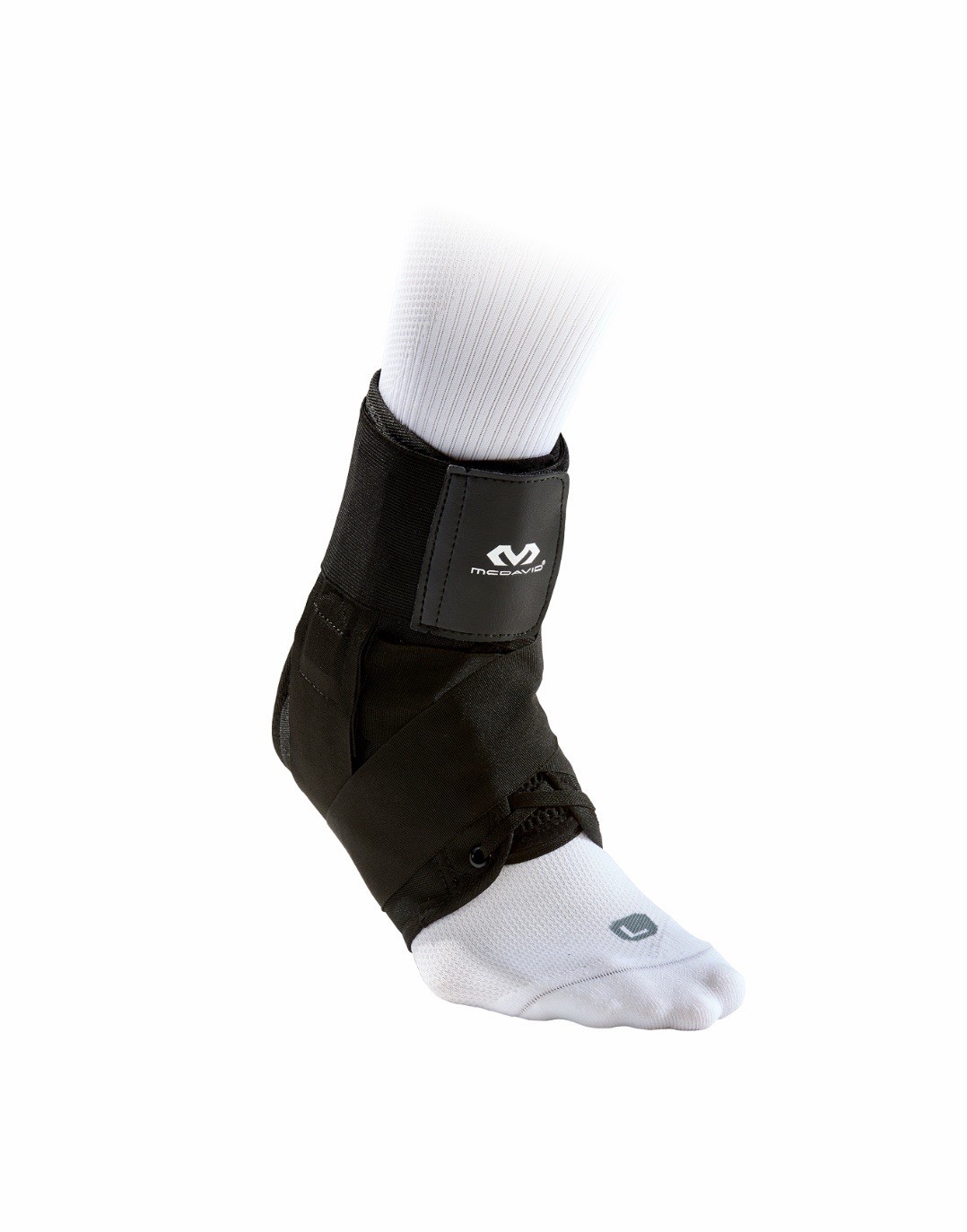 McDavid Sport Ankle Brace Black Size S Adjustable Support Stabilizing Brace