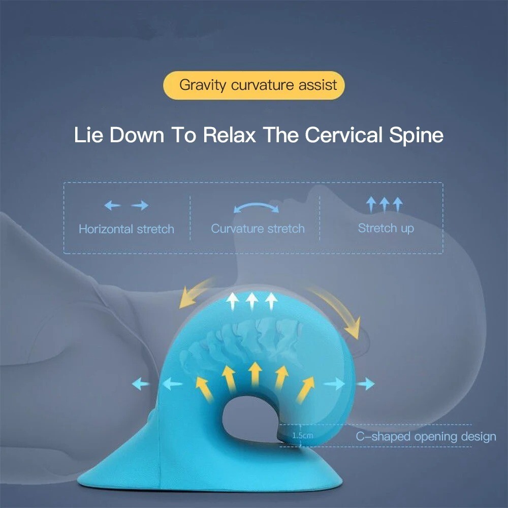 Massage Pillow Neck Shoulder Relaxer Cervical for Pain Relief Cervical Spine