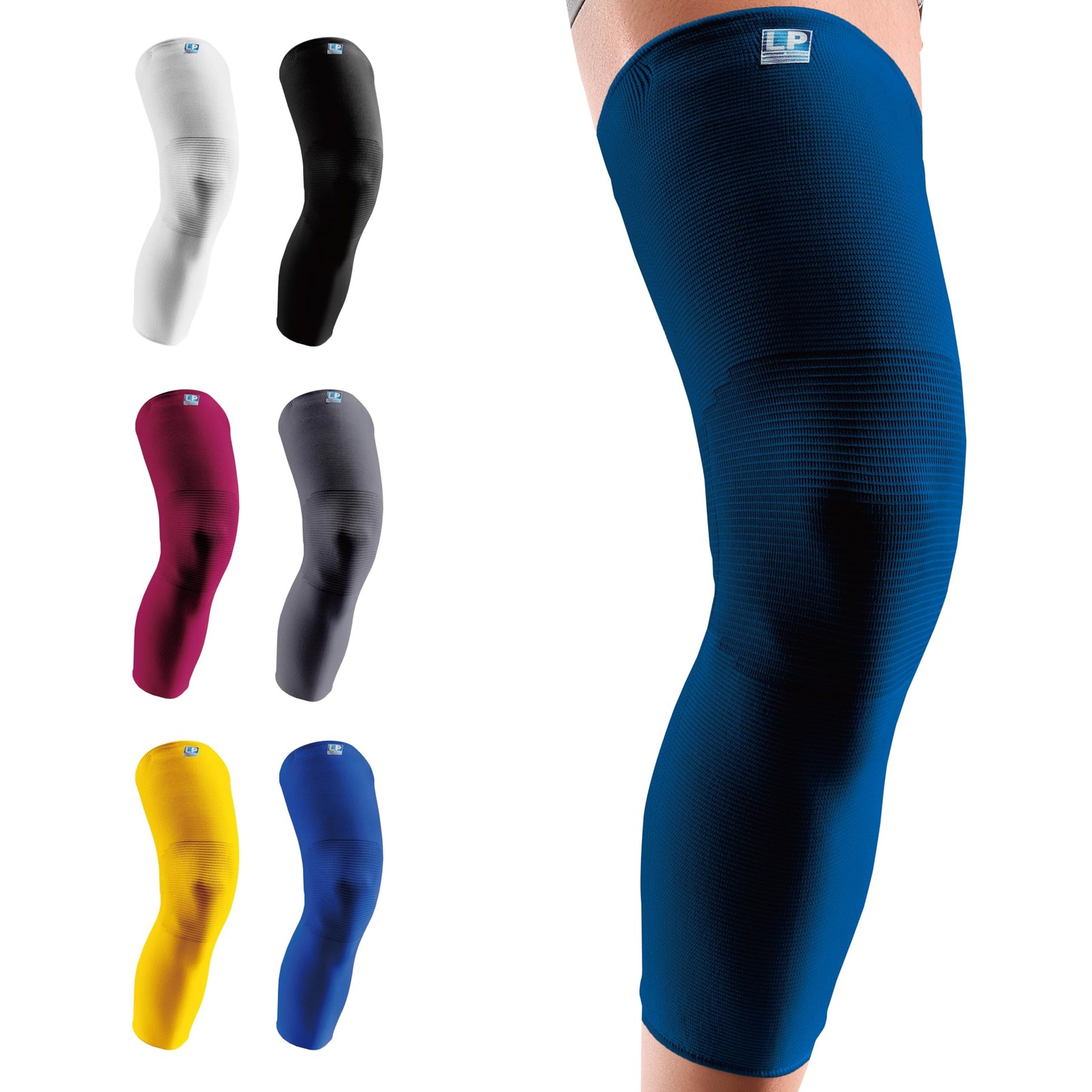 Compression Sleeve Leg Full Length Sports Running Basketball Burgundy XL 1 PCS