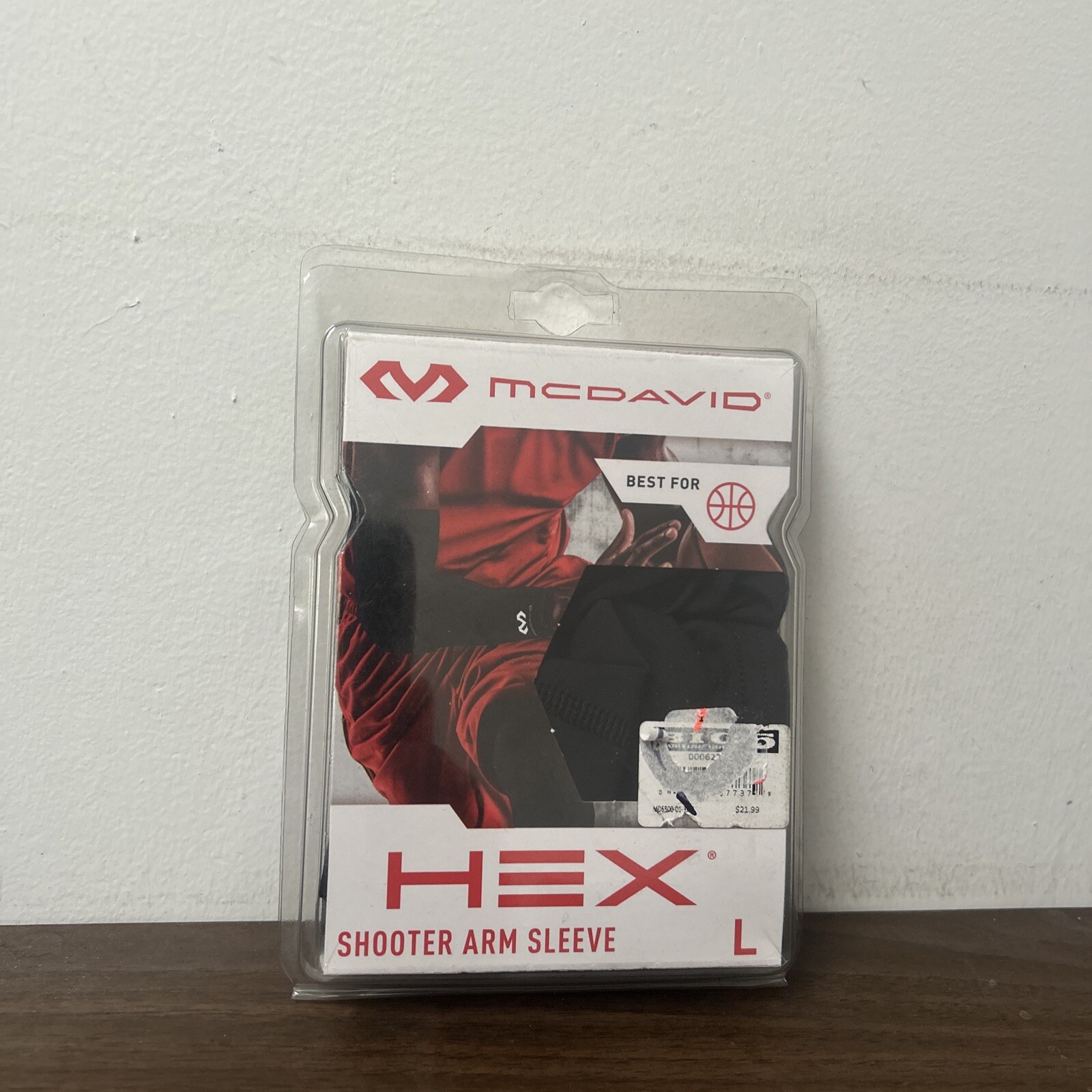 McDavid HEX Protective Shooter Arm Sleeve – Black Large