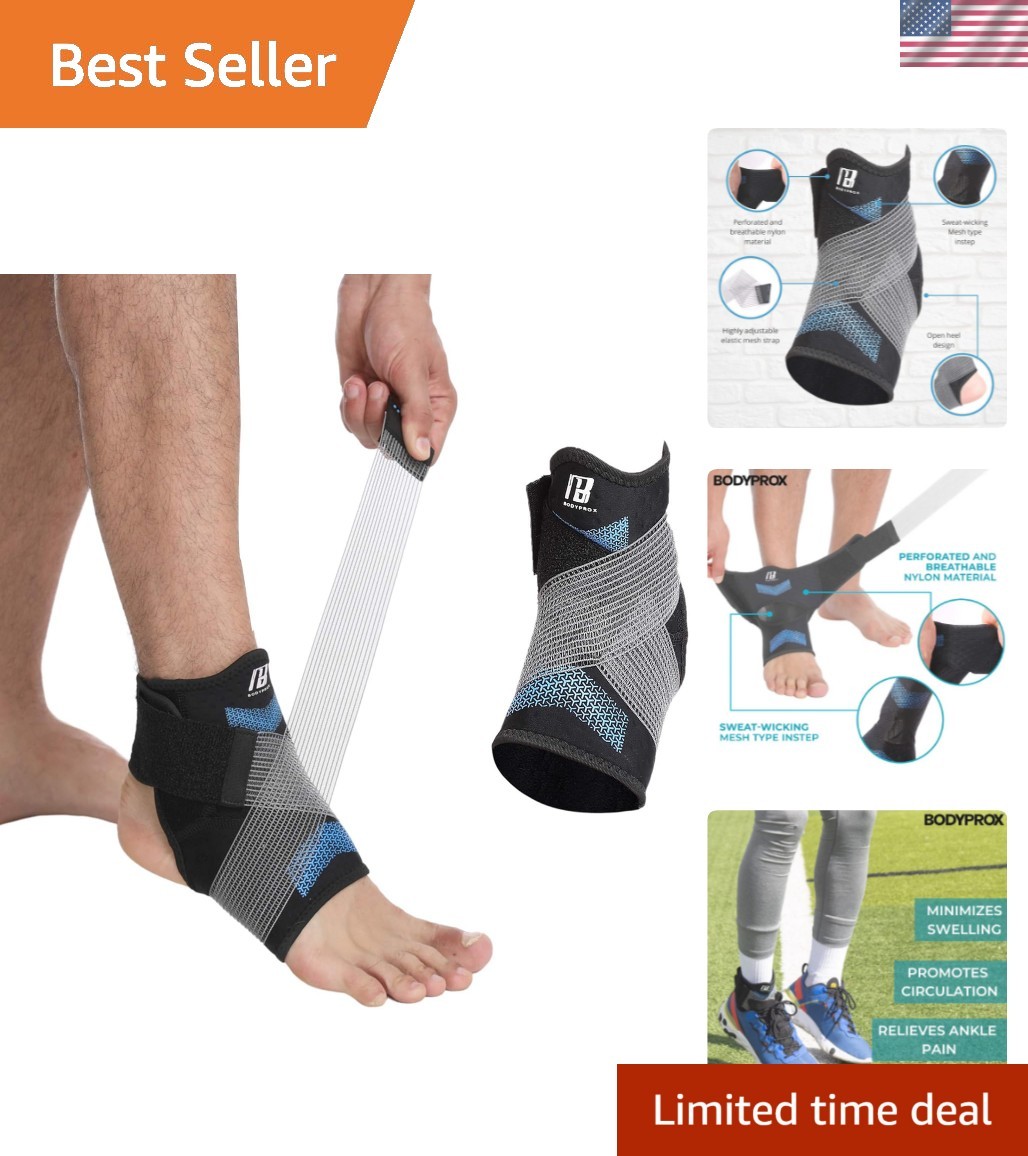 Bodyprox Ankle Brace for Women and Man, Ankle Compression Sleeve, Ankle Support
