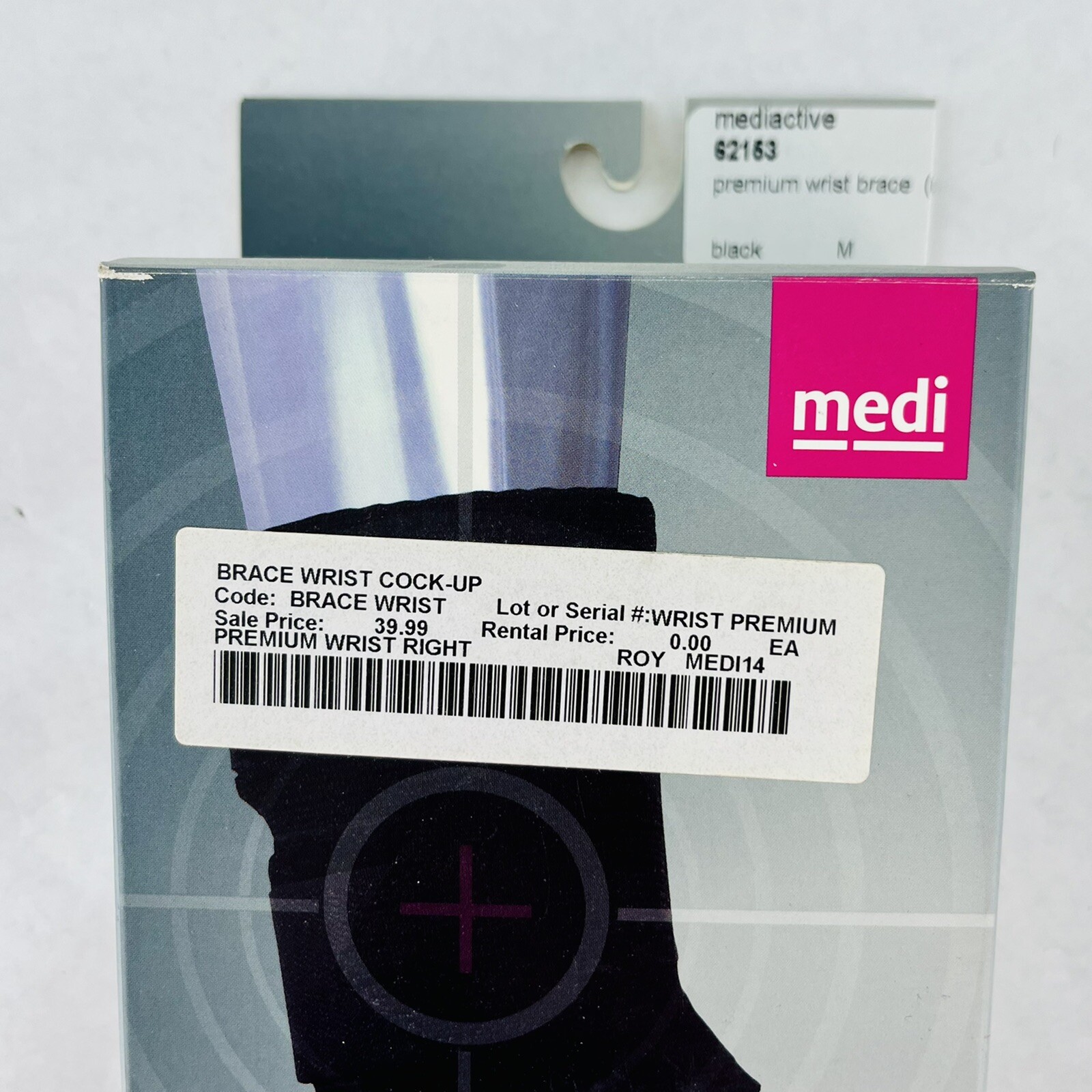 Medi Premium Wrist Brace With Adjustable Compression Strap