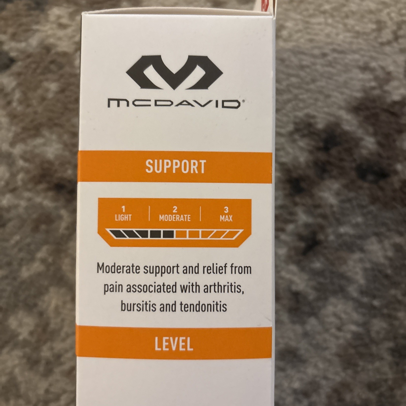McDavid Sport Knee Compression Knit Sleeve w/ Gel Buttress *S/M* (8314) E13E