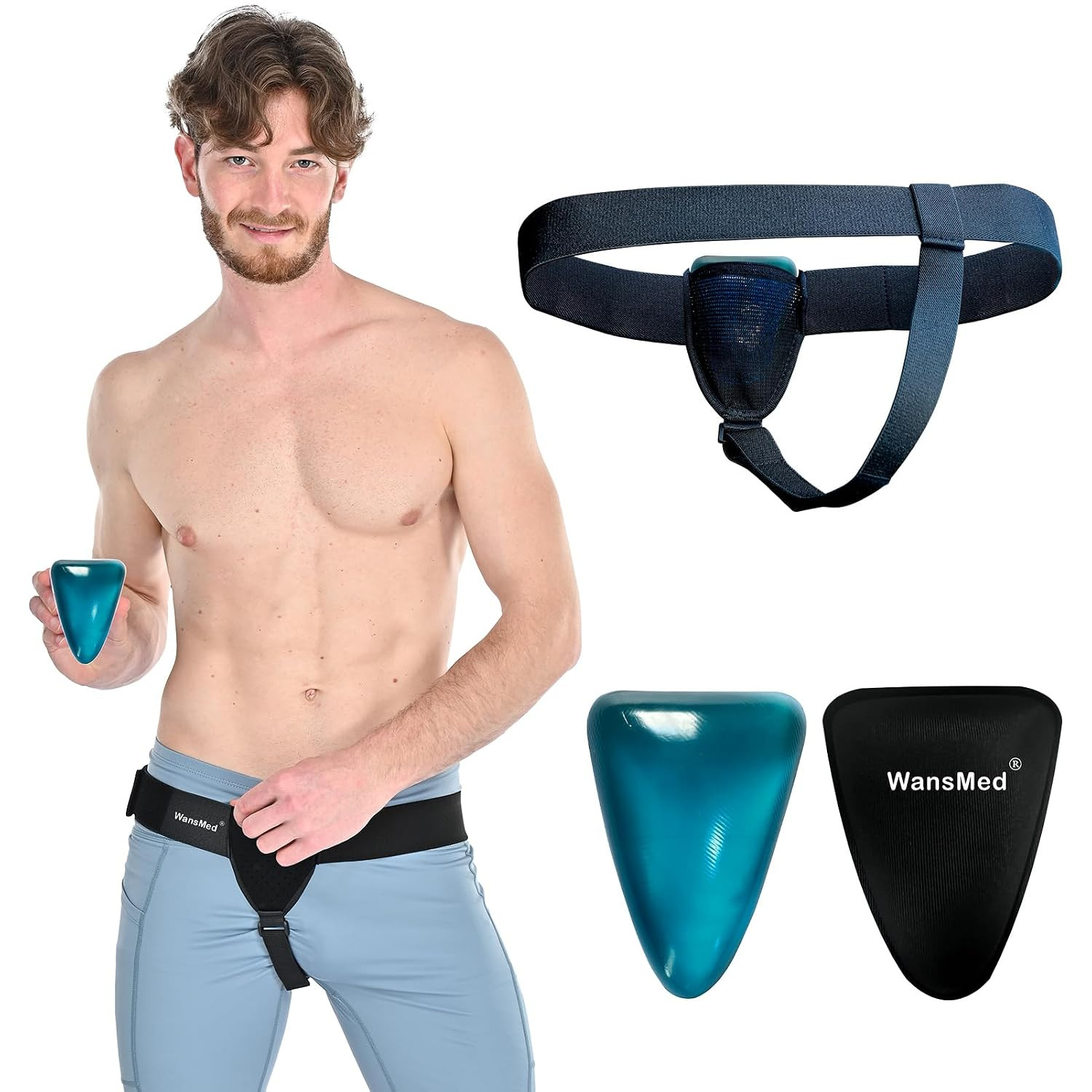 Inguinal Hernia Belt for Men & Women | Hernia Support for Men | Left/Right Side