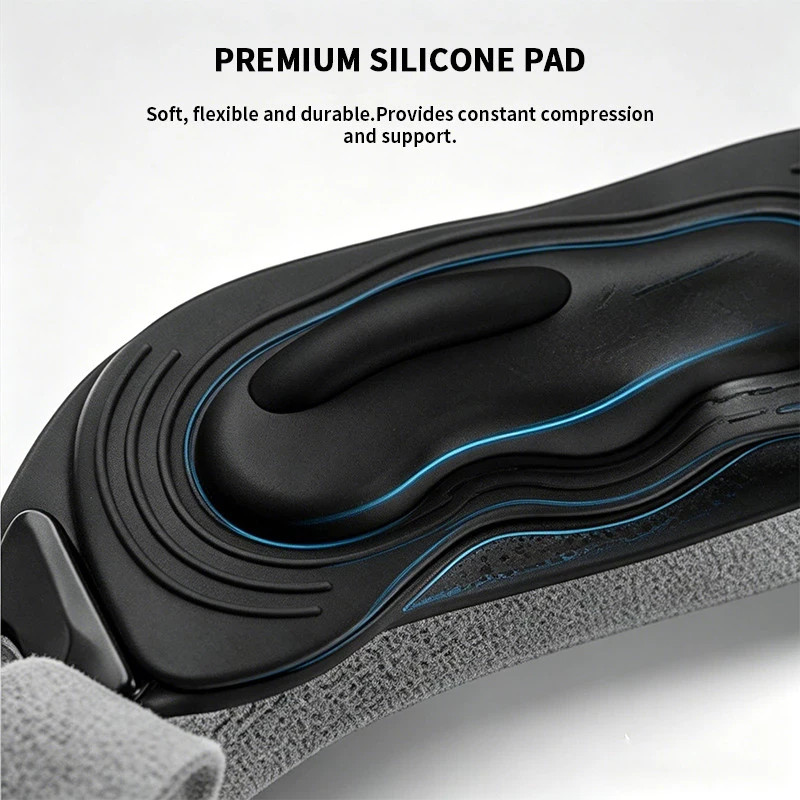 Silicone Patella Knee Strap – 2 Pcs Stabilizer Guard For Sports Activity & Gym