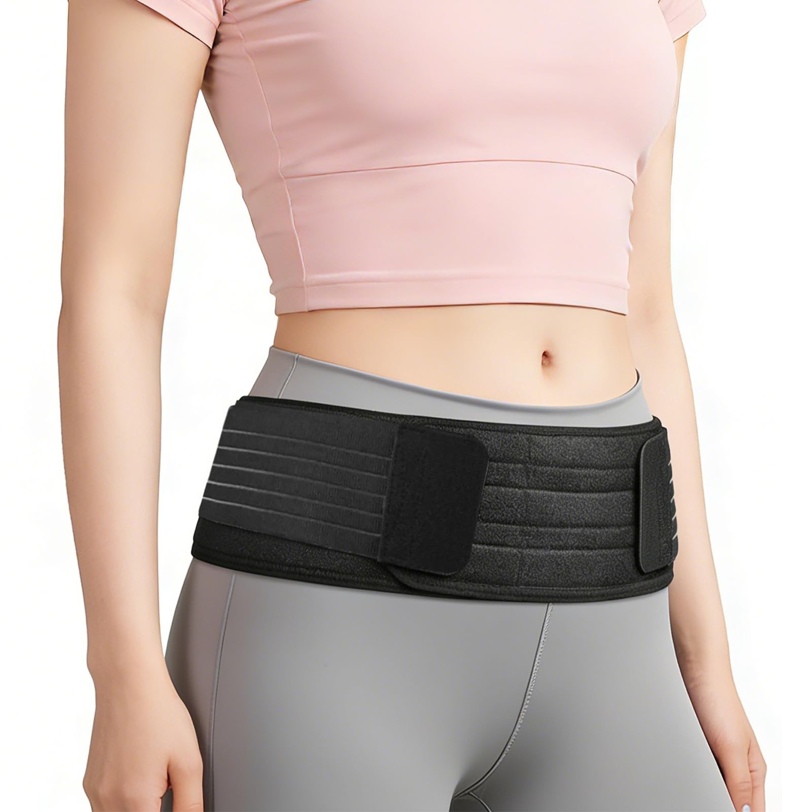 Sacroiliac Belt for Sciatica Pain Relief, Hip Brace for Lower Back Support, A…