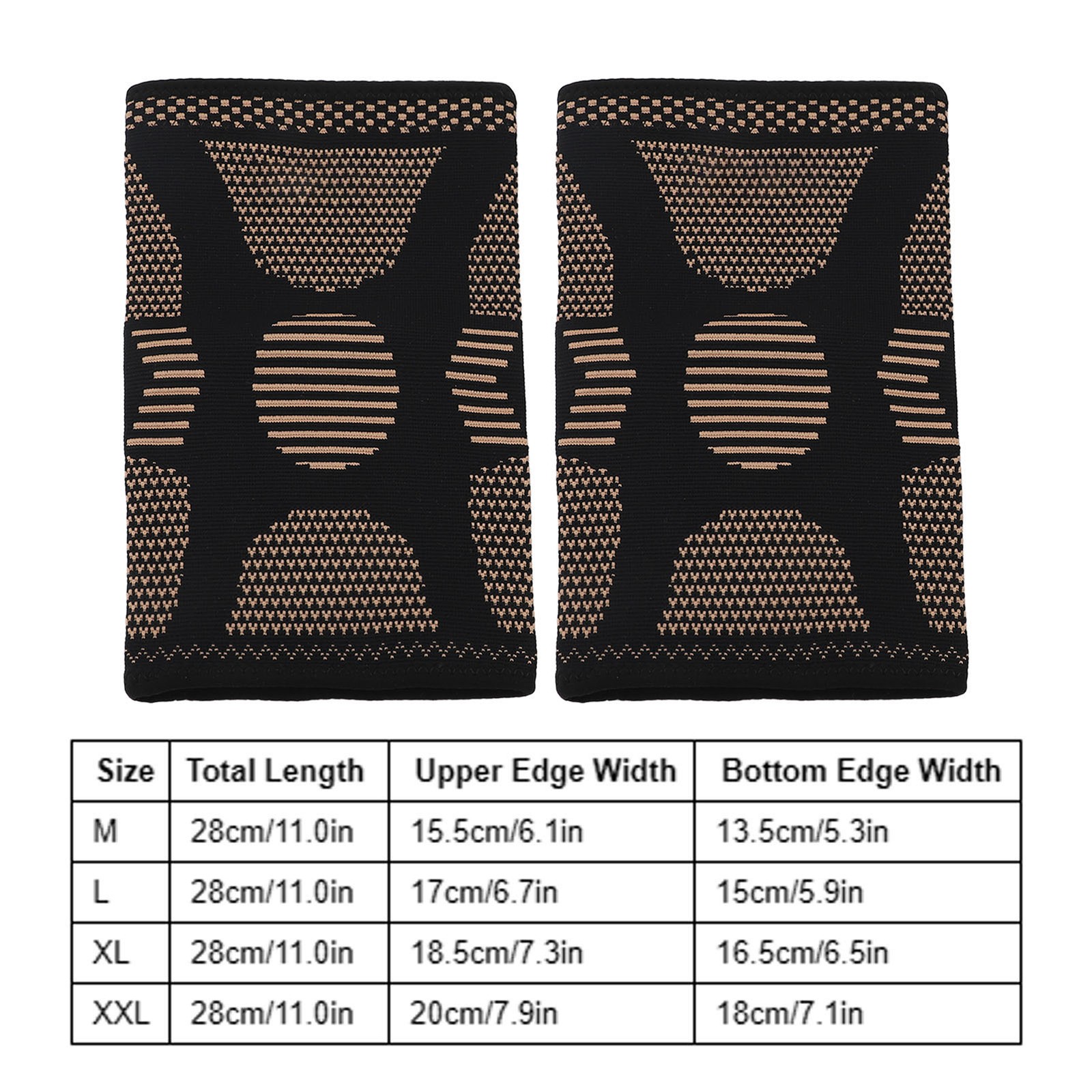 Compression Knee Brace For Women And Men Four Side Elastic Nylon Knitted Kne DSO