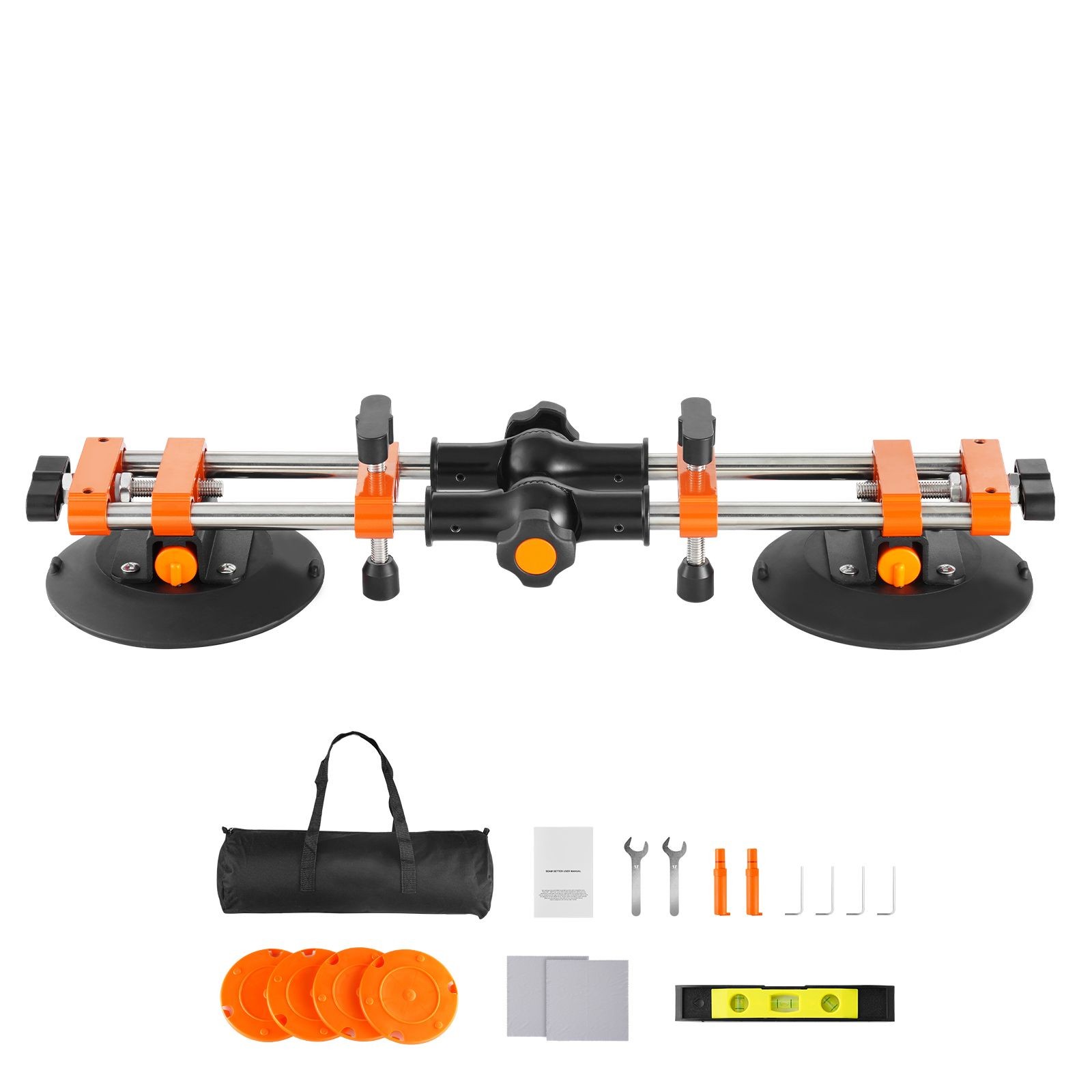 Seamless Seam Setter, 2 Packs Granite Seam Setter with 6 in Vacuum Suction Cups