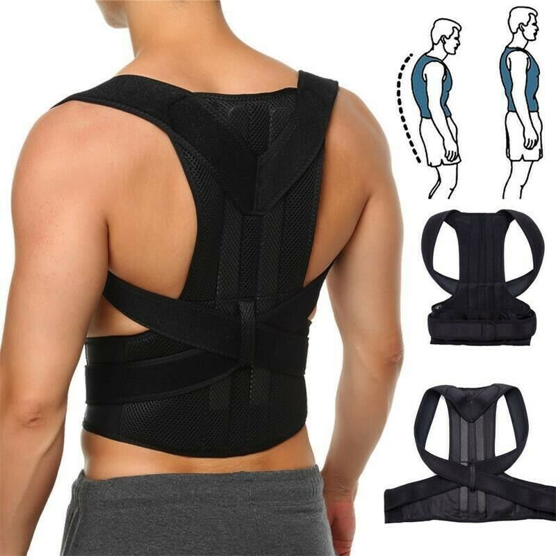 Industrial Lower Back Support Lumbar Work Brace Suspender Pain Relief Unisex
