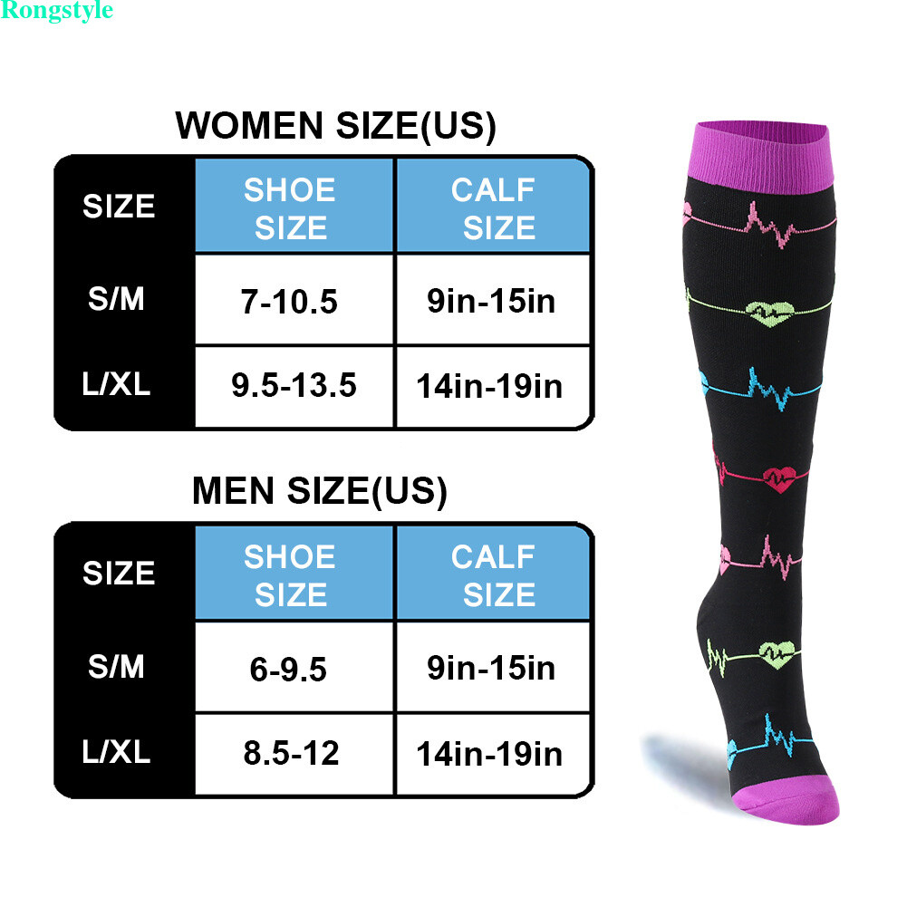 Lots Compression Socks Stockings Womens Mens Knee High Medical 20-30 mmHG S-XL