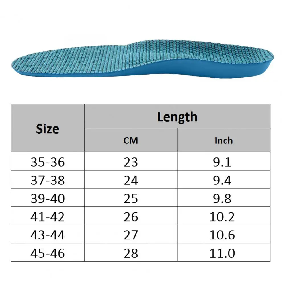 Plantar Fasciitis Relief Insoles Breathable Shoe Insoles with Arch Support High