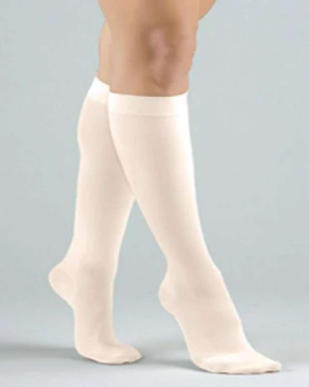 Activa Soft Fit Knee High Closed Toe 20-30mmHg Ivory Large