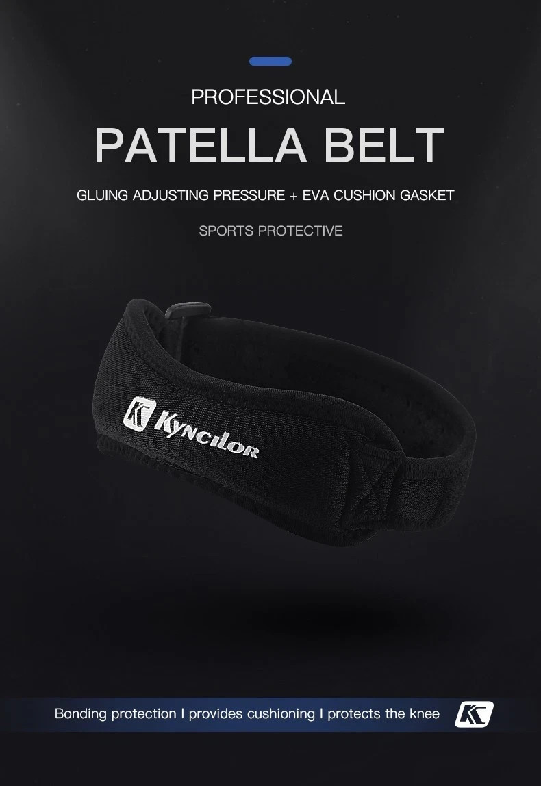 Adjustable Knee Patellar Tendon Support Strap Compression Brace for Sports Runni