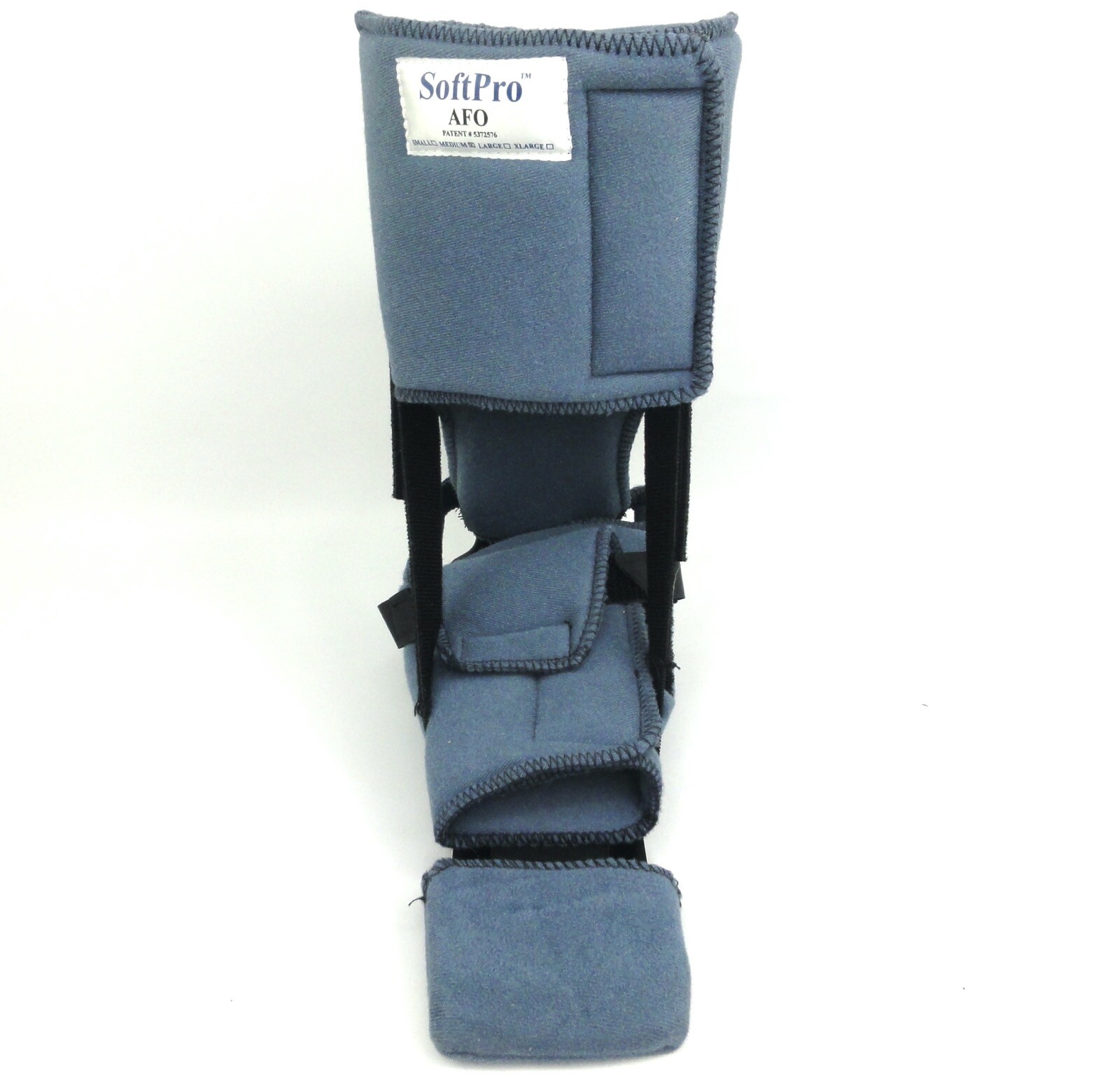 OSCI Soft Pro AFO Medium Walking Boot Cast Brace Adult Ankle foot Black/Blue