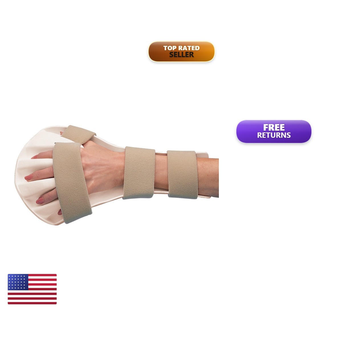 Rolyan 60237 Anti-Spasticity Ball Splint Left Small