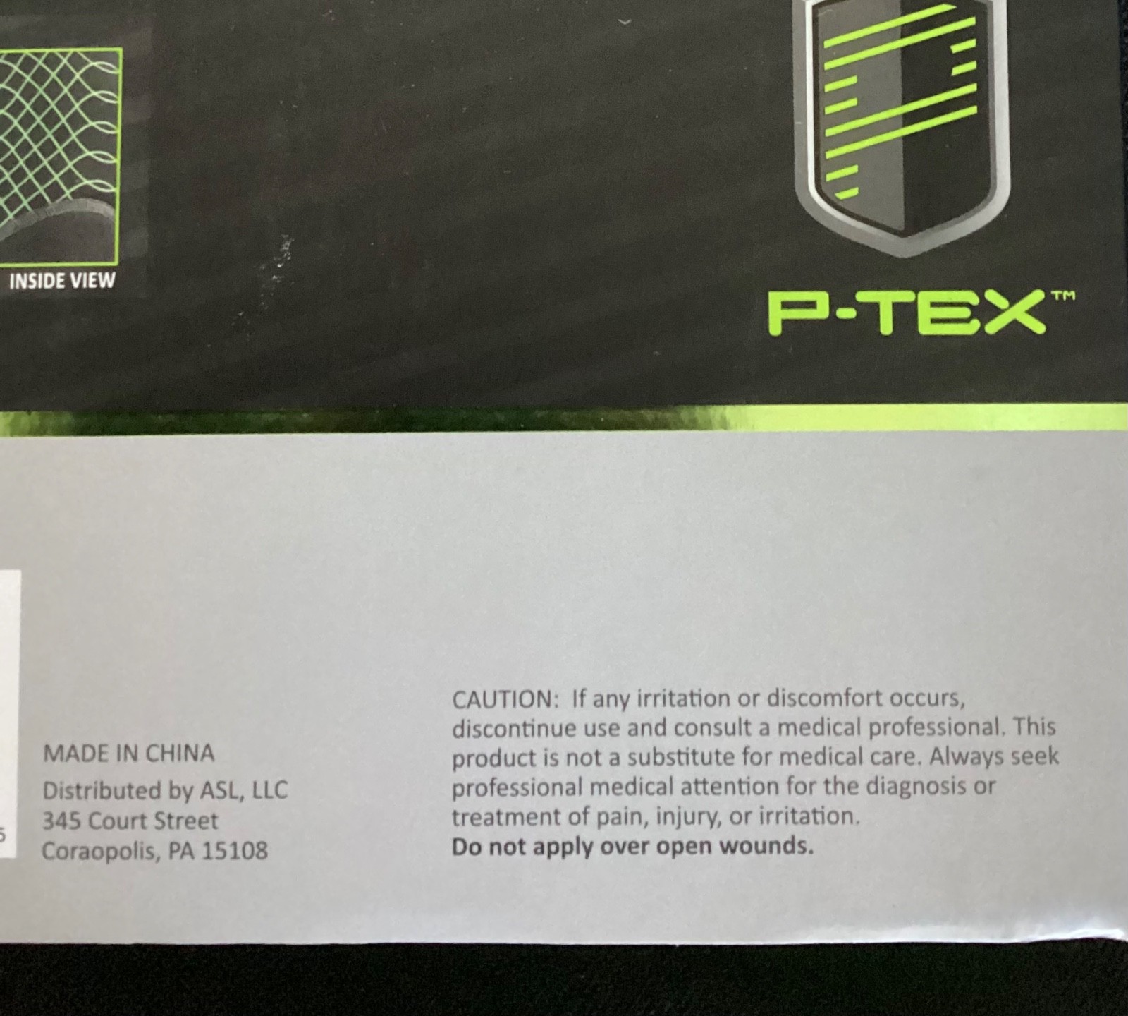 P-TEX Pro Closed Patella Knee Sleeve, Thermal Compression Support SIZE SMALL