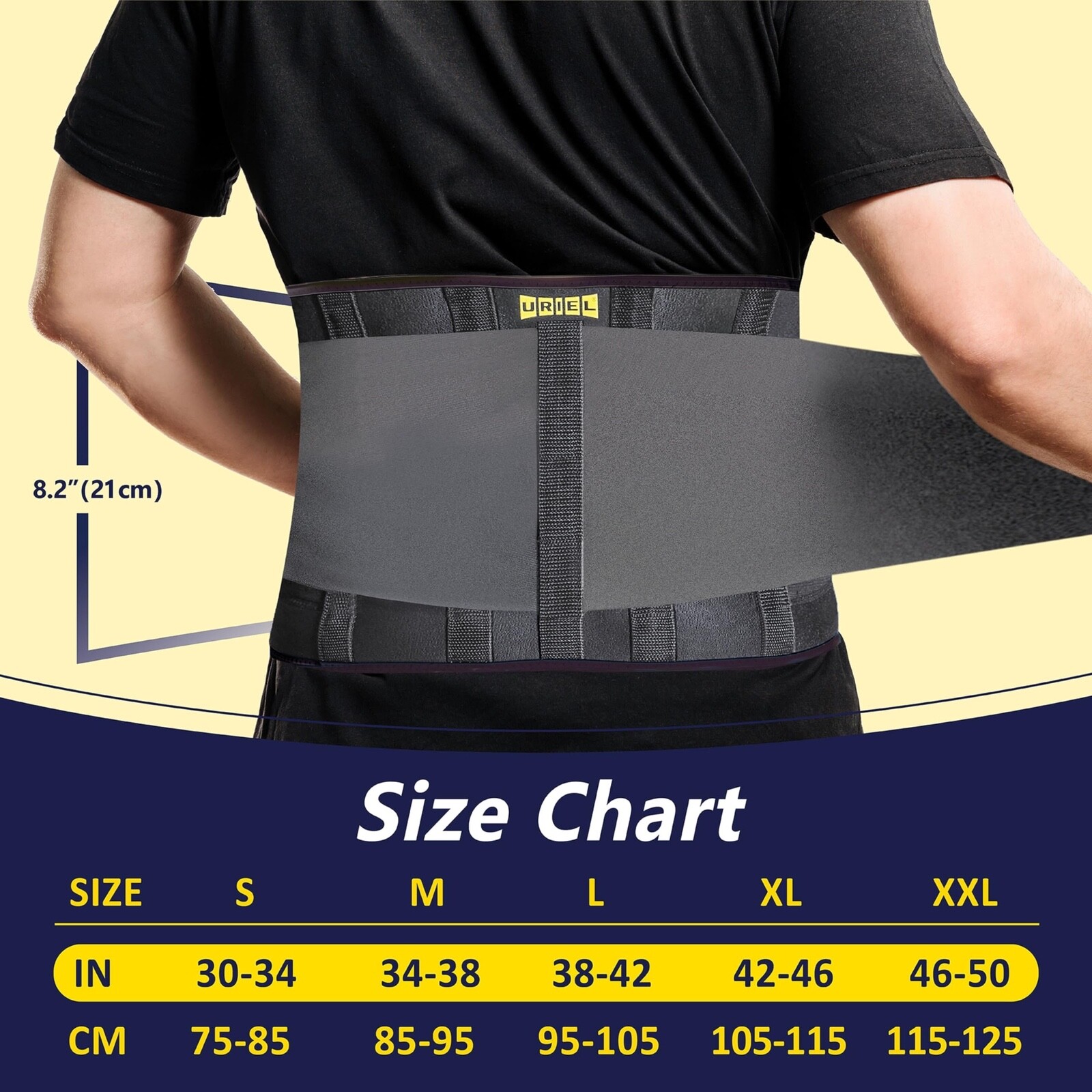 Back Brace for Lower Back Pain Sciatica Work Compression Lumbar Support Belt