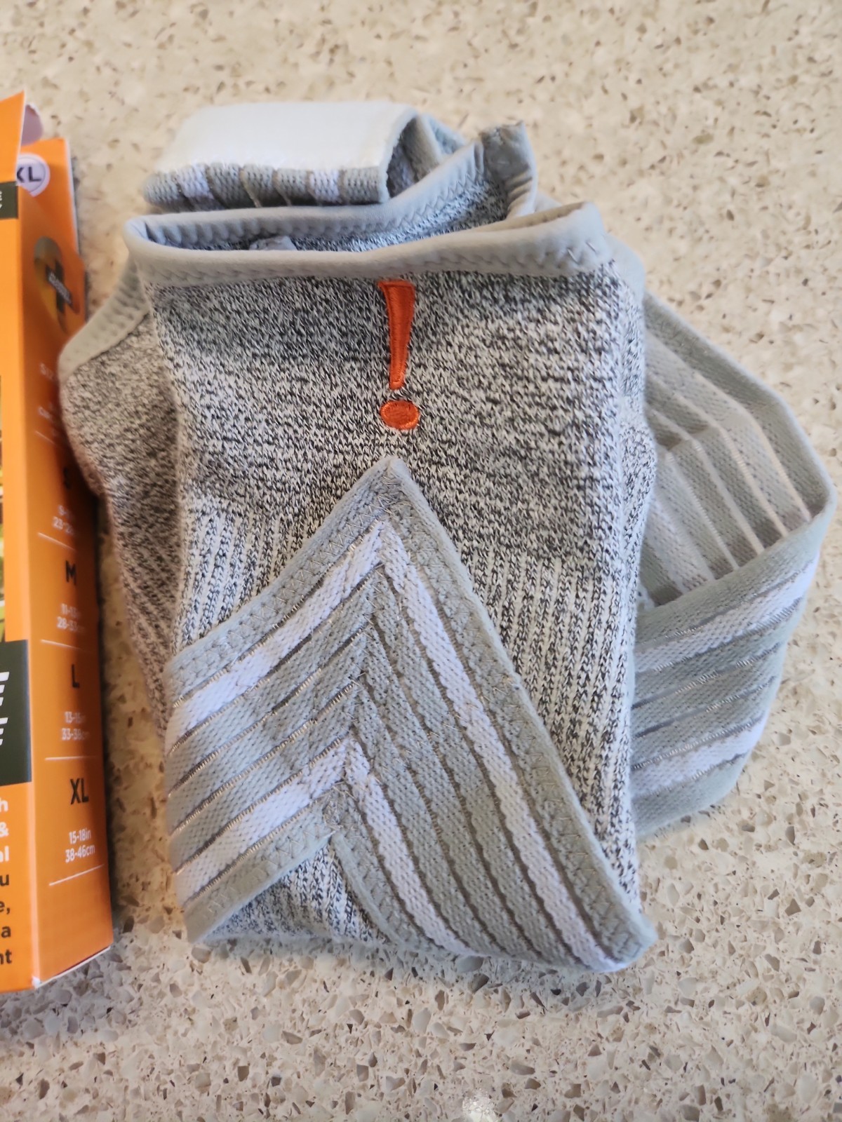 Incrediwear incredibrace shoulder brace support gray size Xl