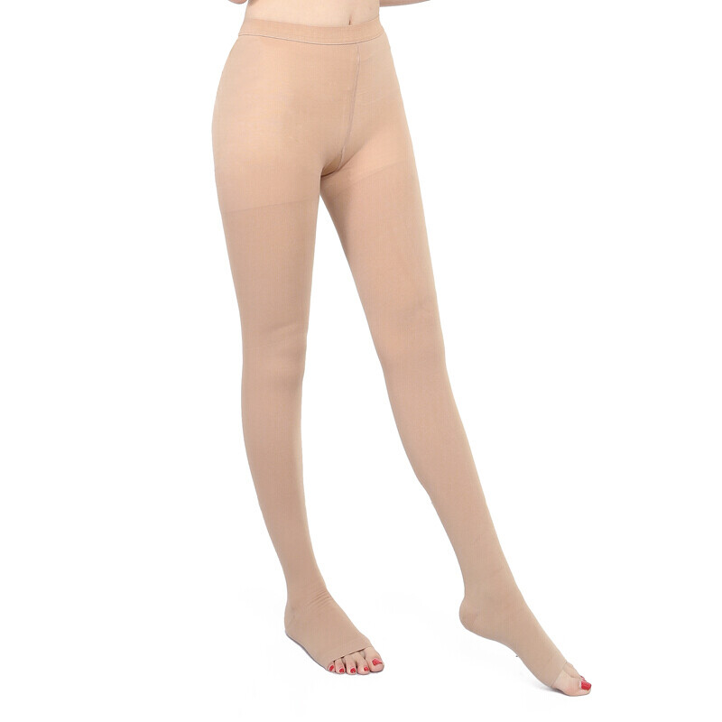 Women Compression Pantyhose Medical Stockings Flight Travel Edema Nurse Tights