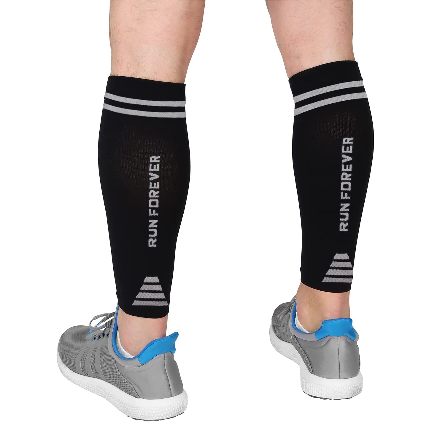 Calf Compression Sleeves Men Women Leg Sleeve Footless Socks Runners Sports