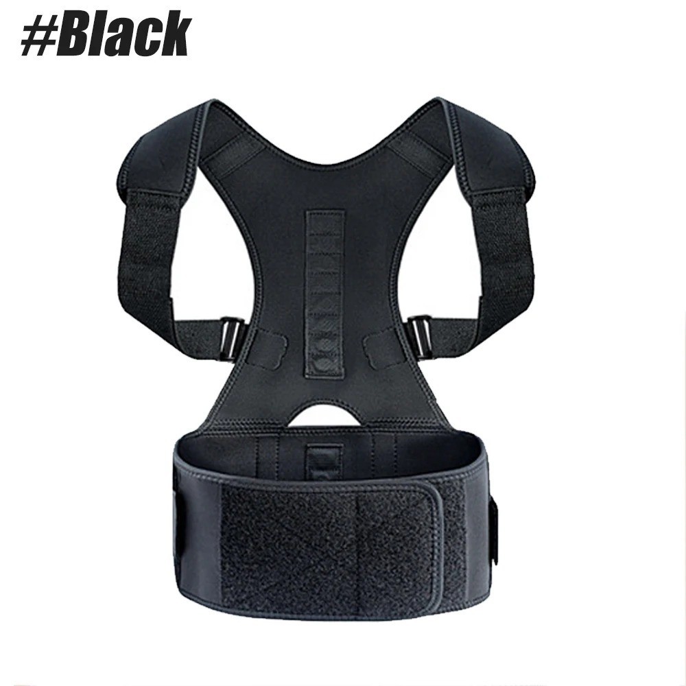 Posture Corrector Support Magnetic Back Shoulder Brace Belt Band For Men Women